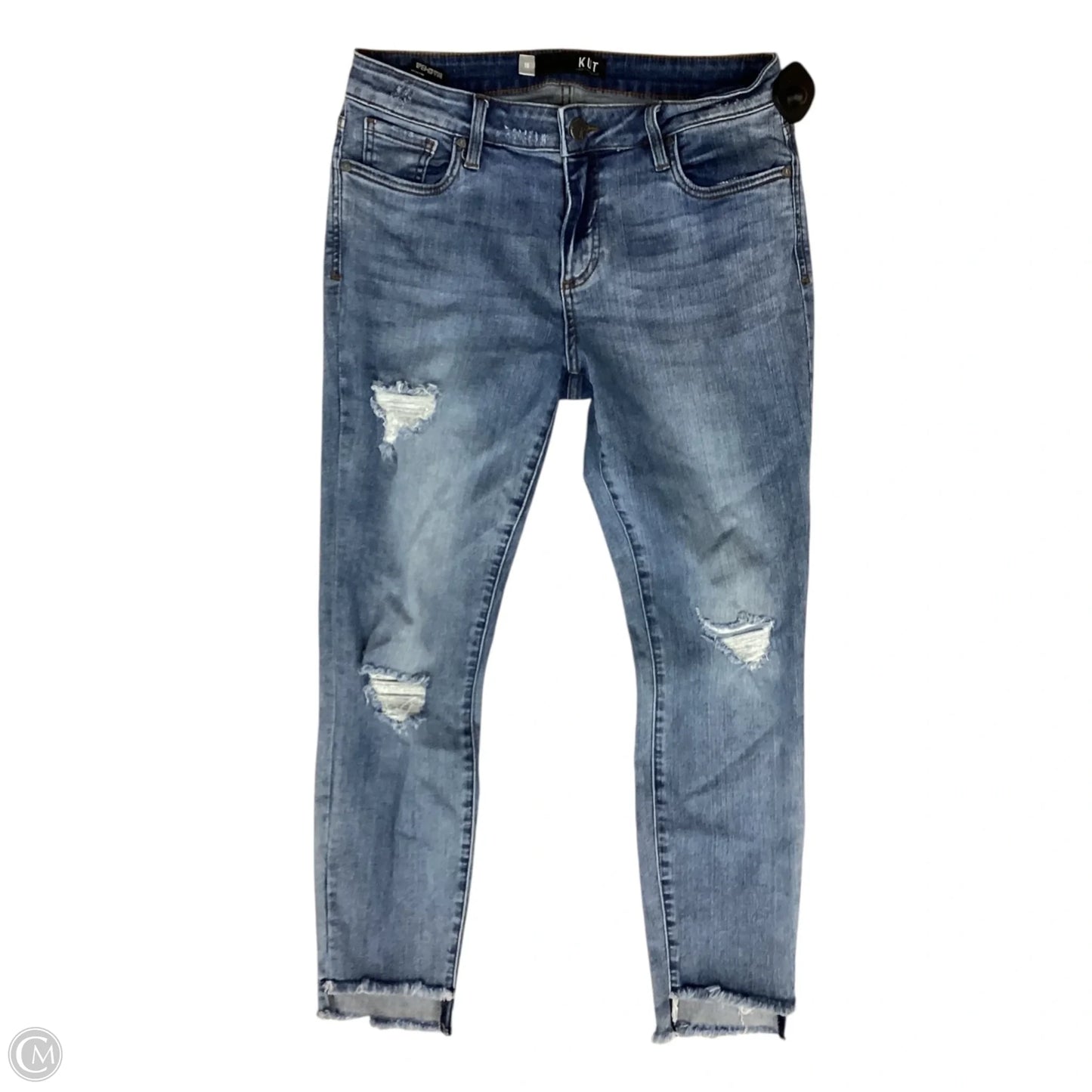 Jeans Skinny By Kut In Blue Denim, Size: 10