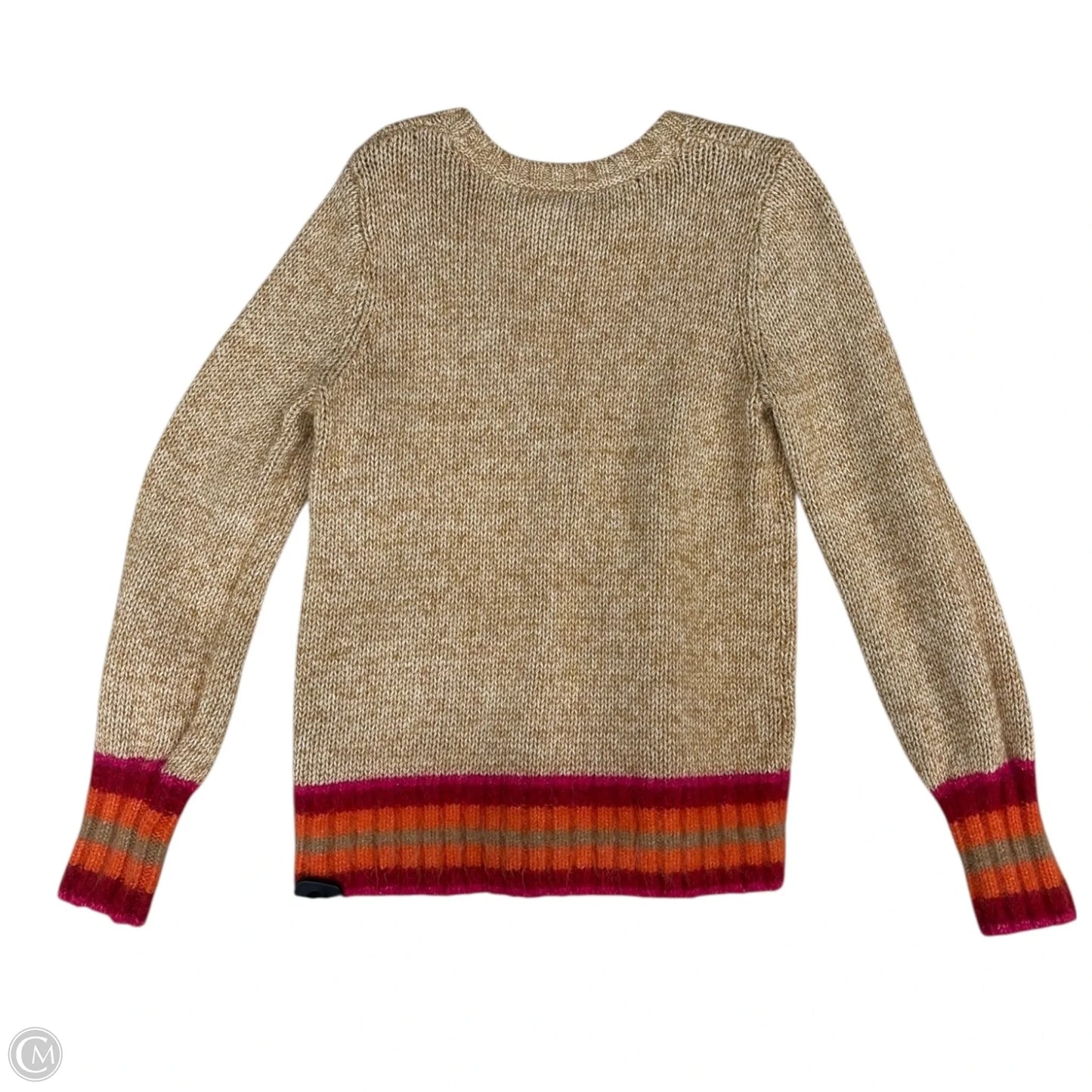 Sweater By Gap In Orange & Pink, Size: M