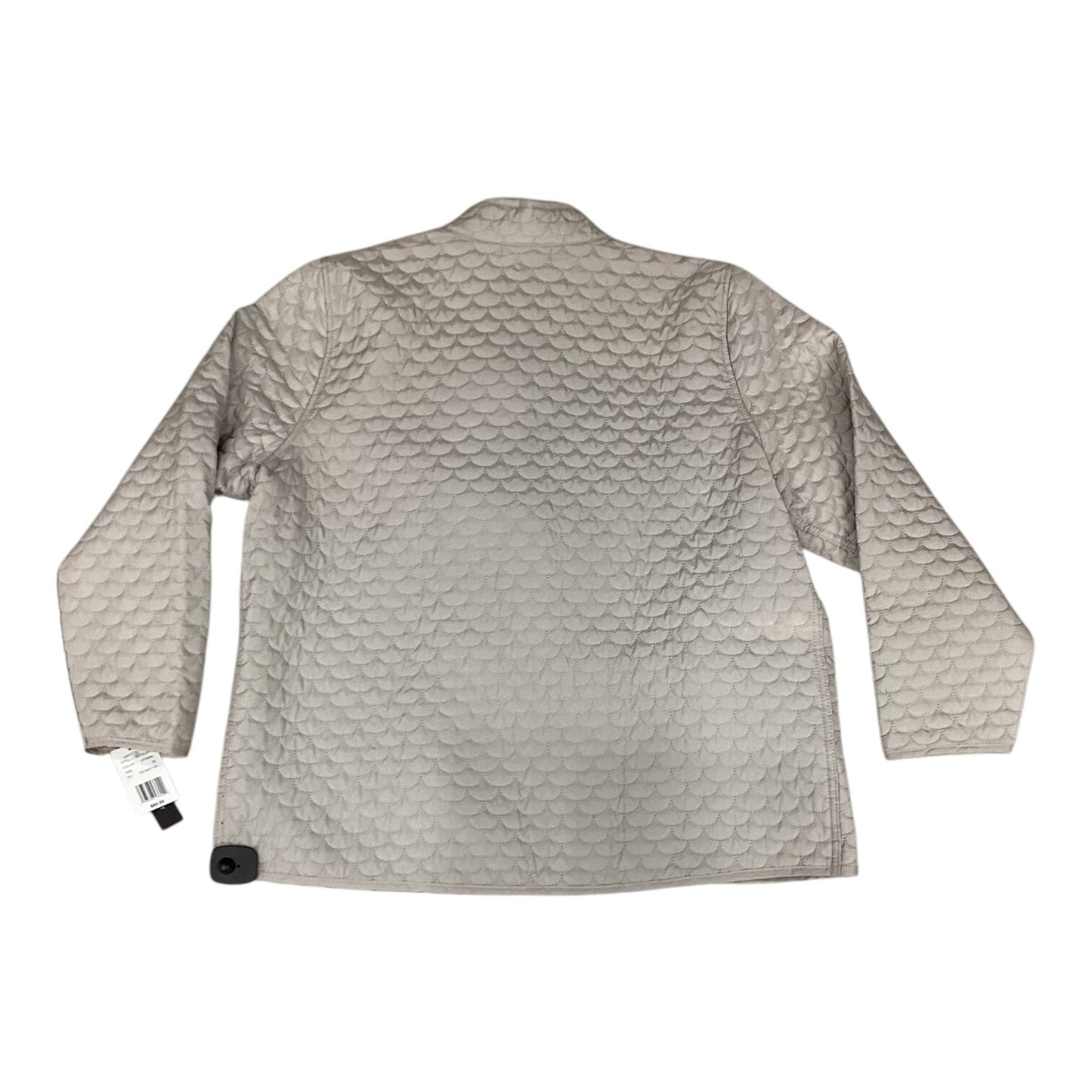 Blazer By Clothes Mentor In Taupe, Size: 2x