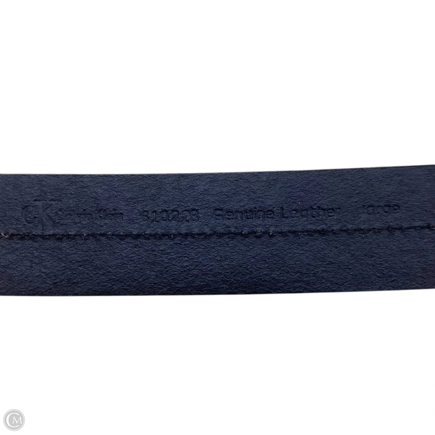 Belt Leather By Calvin Klein, Size: Large