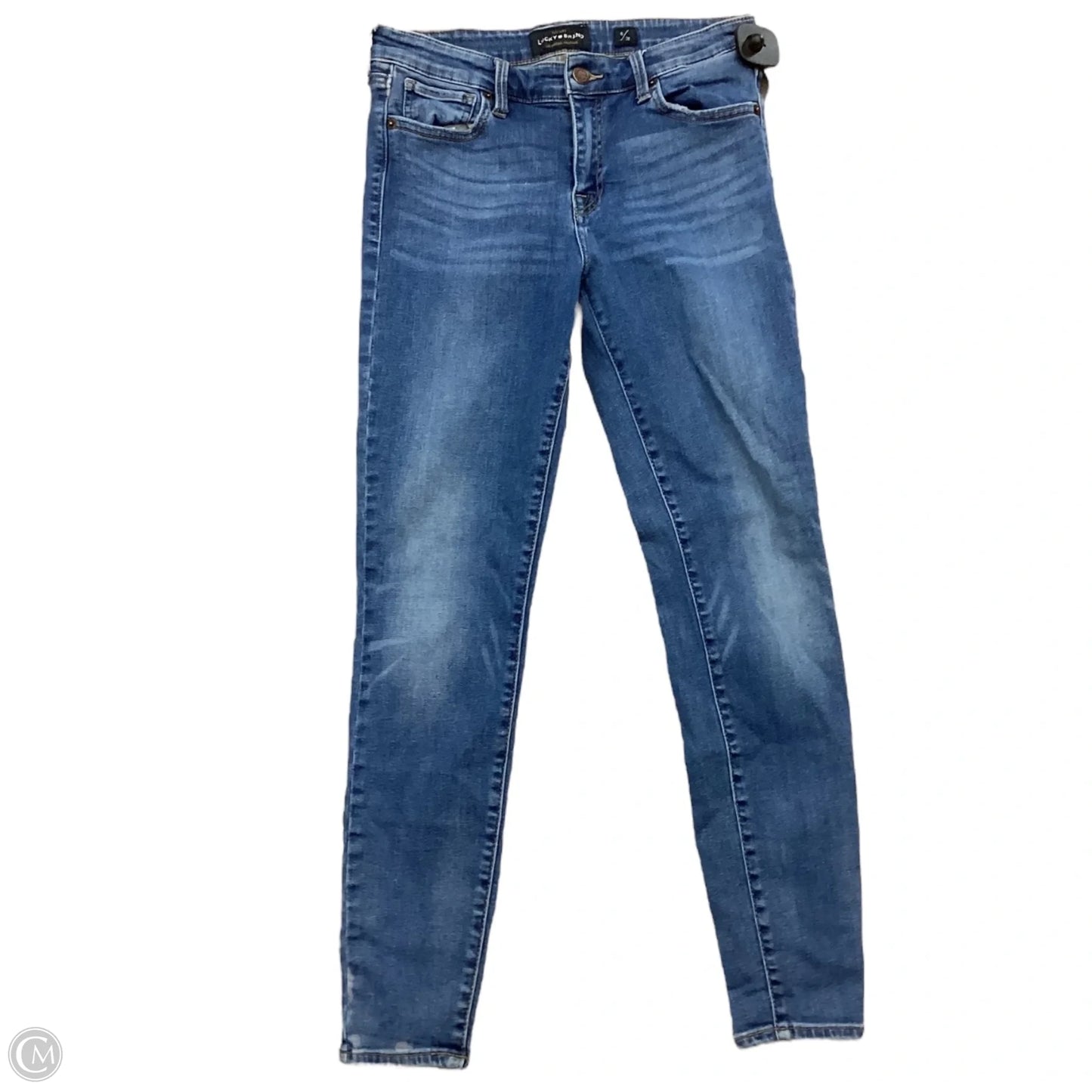 Jeans Skinny By Lucky Brand In Blue Denim, Size: 6