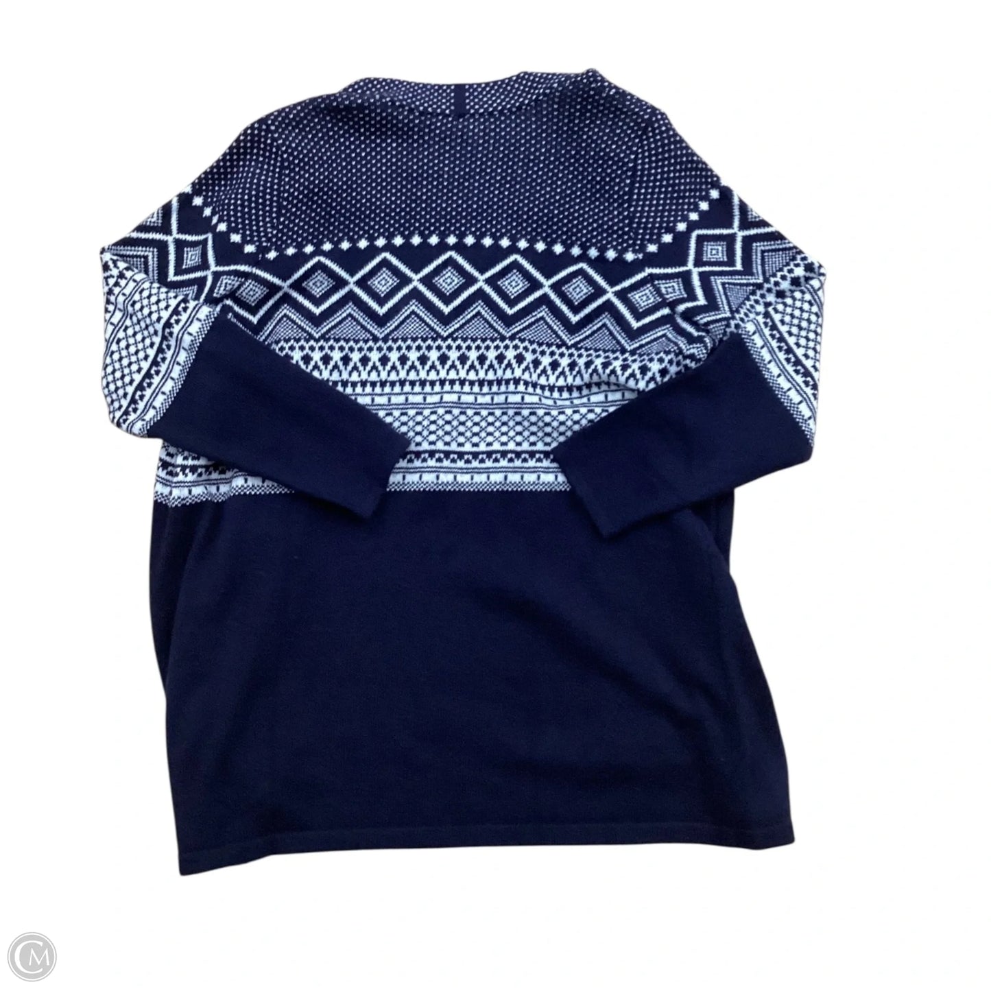 Cardigan By Talbots In Navy, Size: 1x