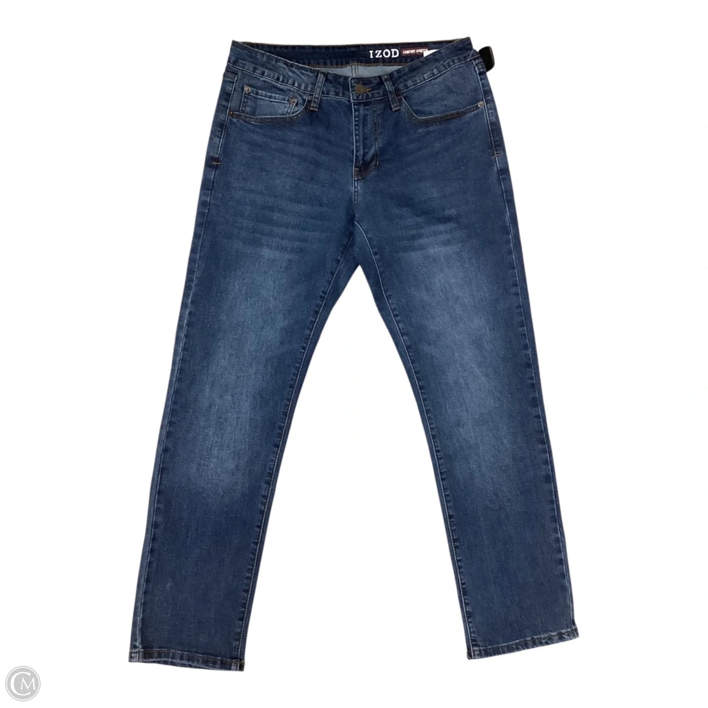 Jeans Straight By Izod In Blue Denim, Size: 12
