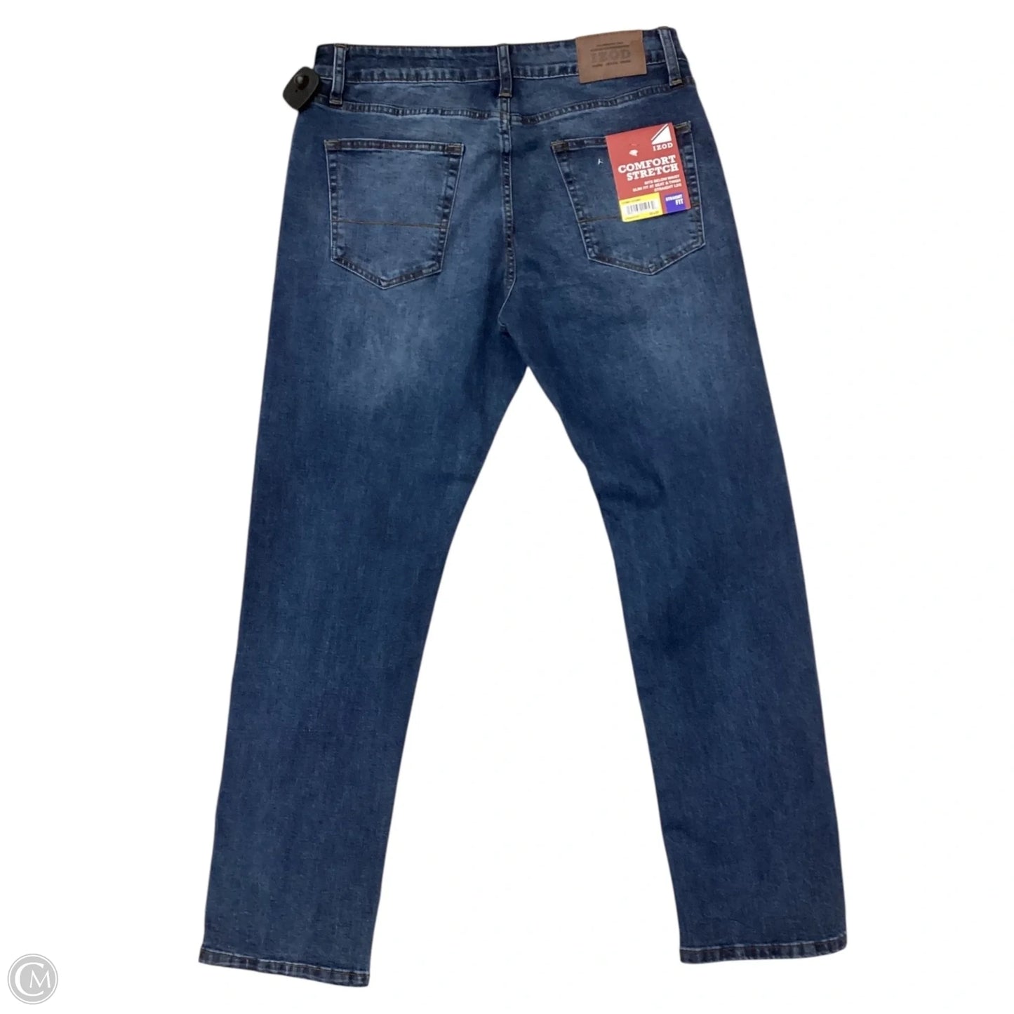 Jeans Straight By Izod In Blue Denim, Size: 12