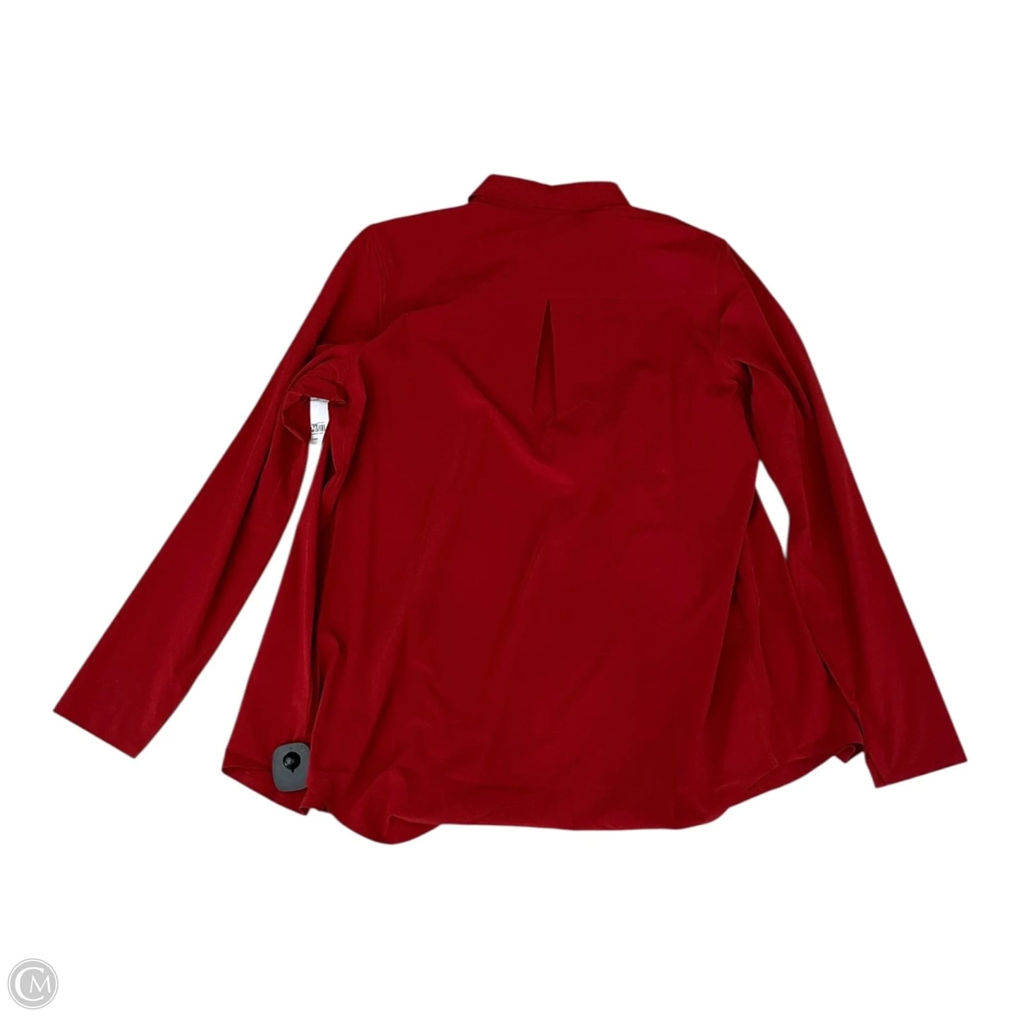 Top Long Sleeve By Athleta In Red, Size: S