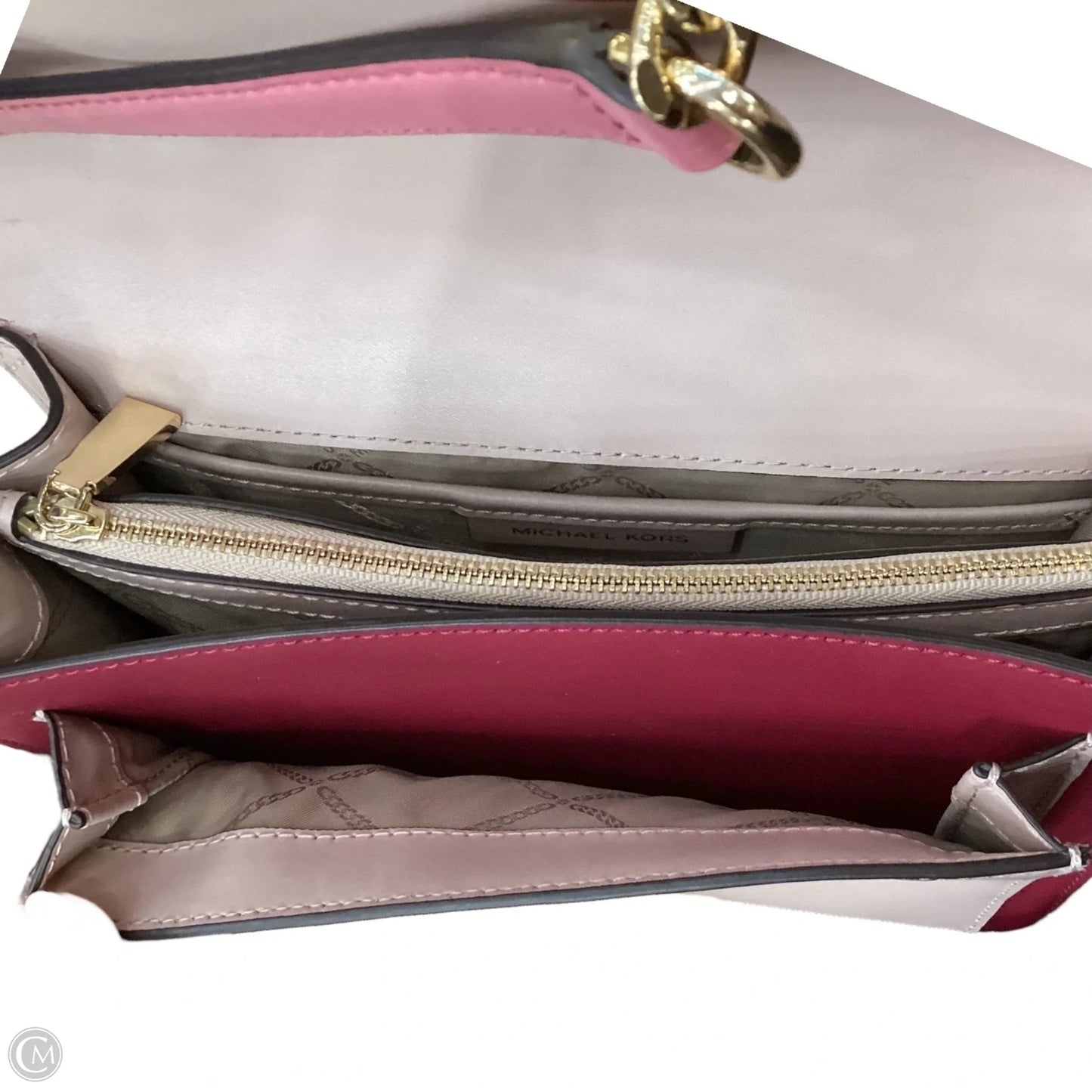 Crossbody Designer By Michael Kors, Size: Medium