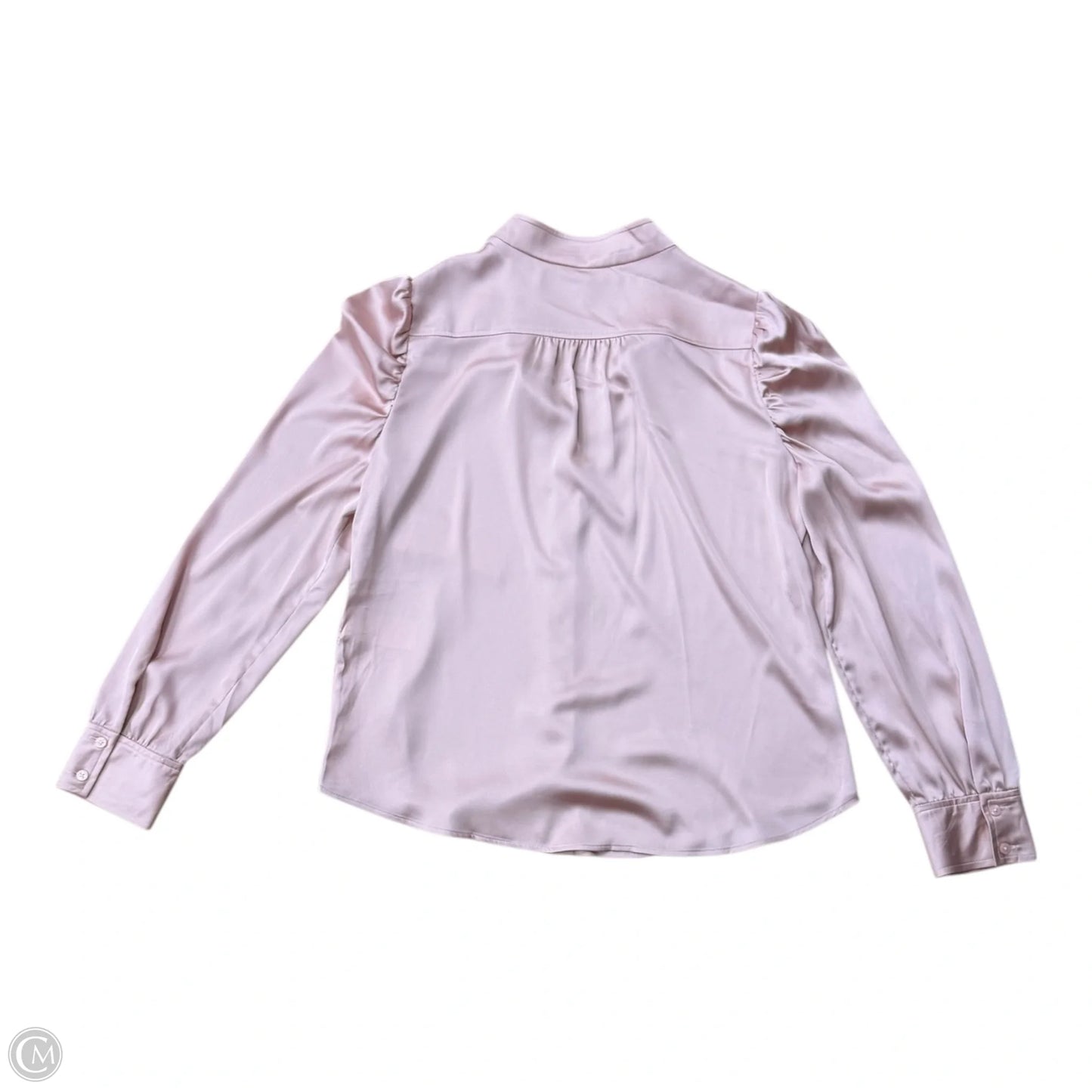 Top Long Sleeve By White House Black Market In Pink, Size: 8
