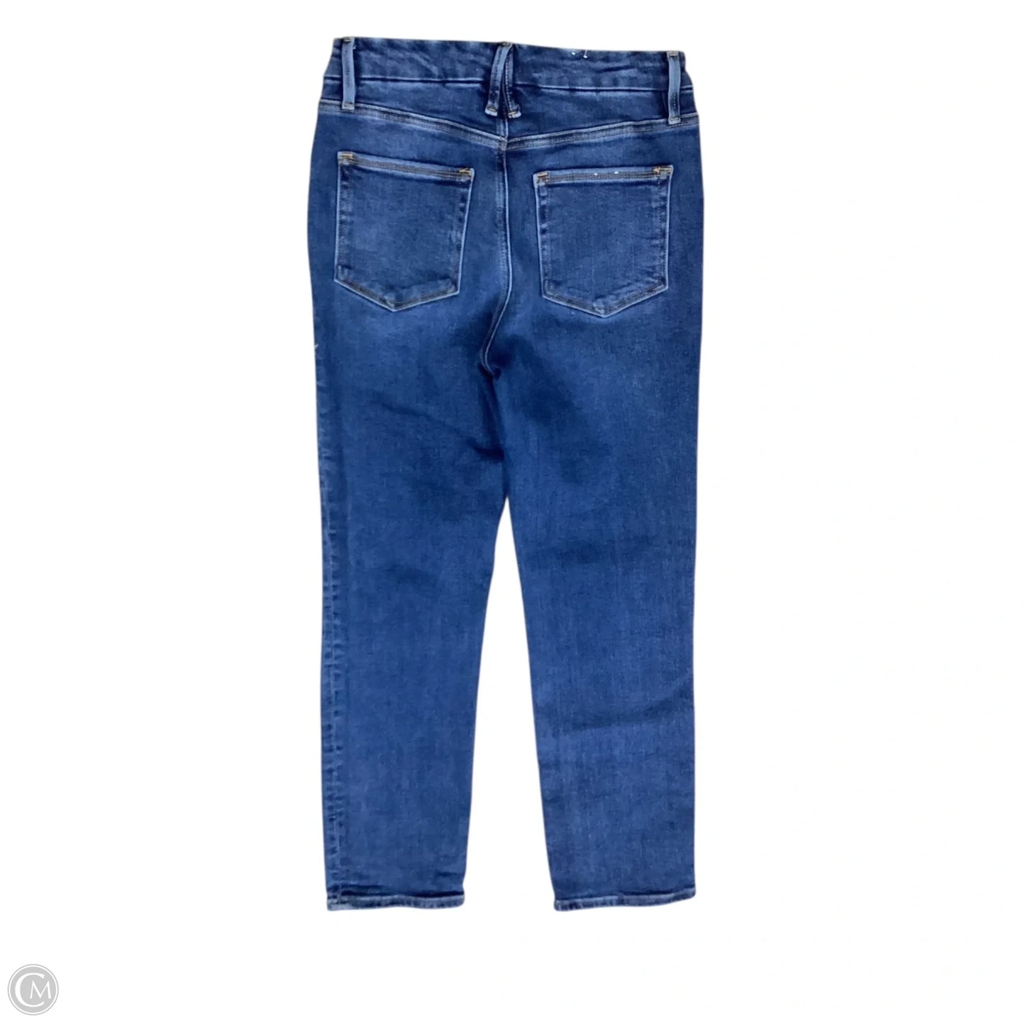Jeans Straight By Good American In Blue, Size: 8