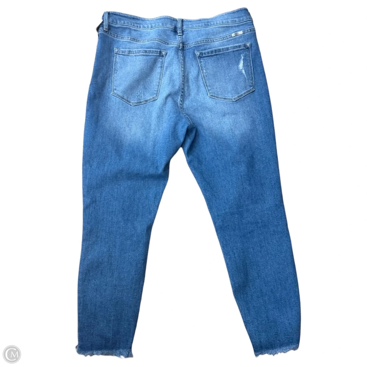 Jeans Boot Cut By Kancan In Blue, Size: 12