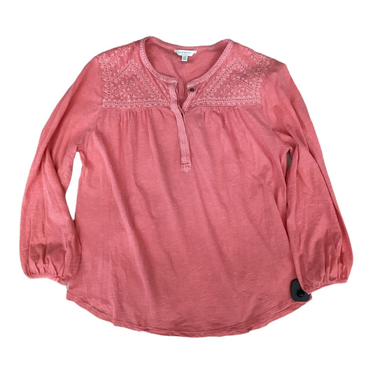 Top 3/4 Sleeve By Lucky Brand  Size: L