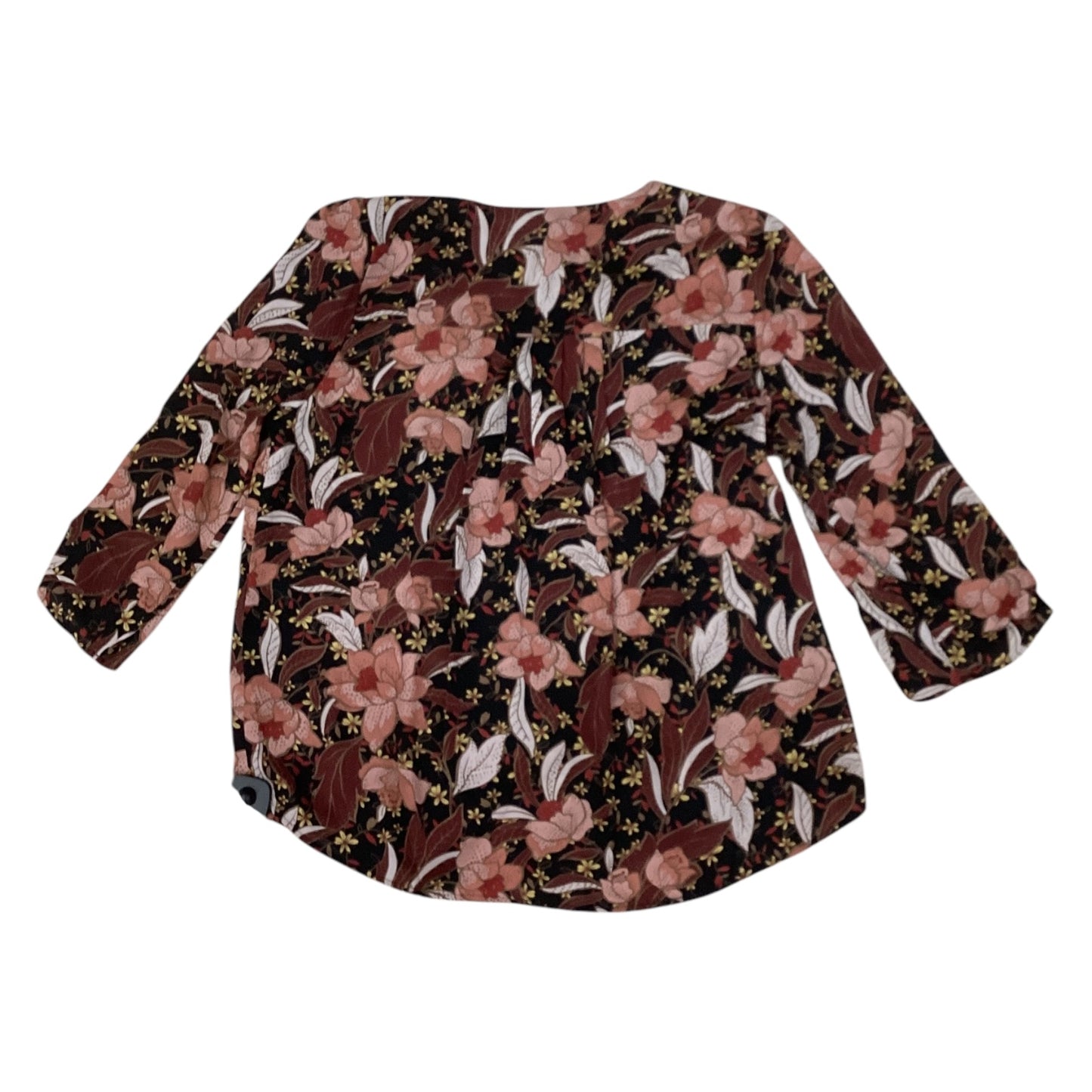 Blouse 3/4 Sleeve By Dr2 In Red, Size: L