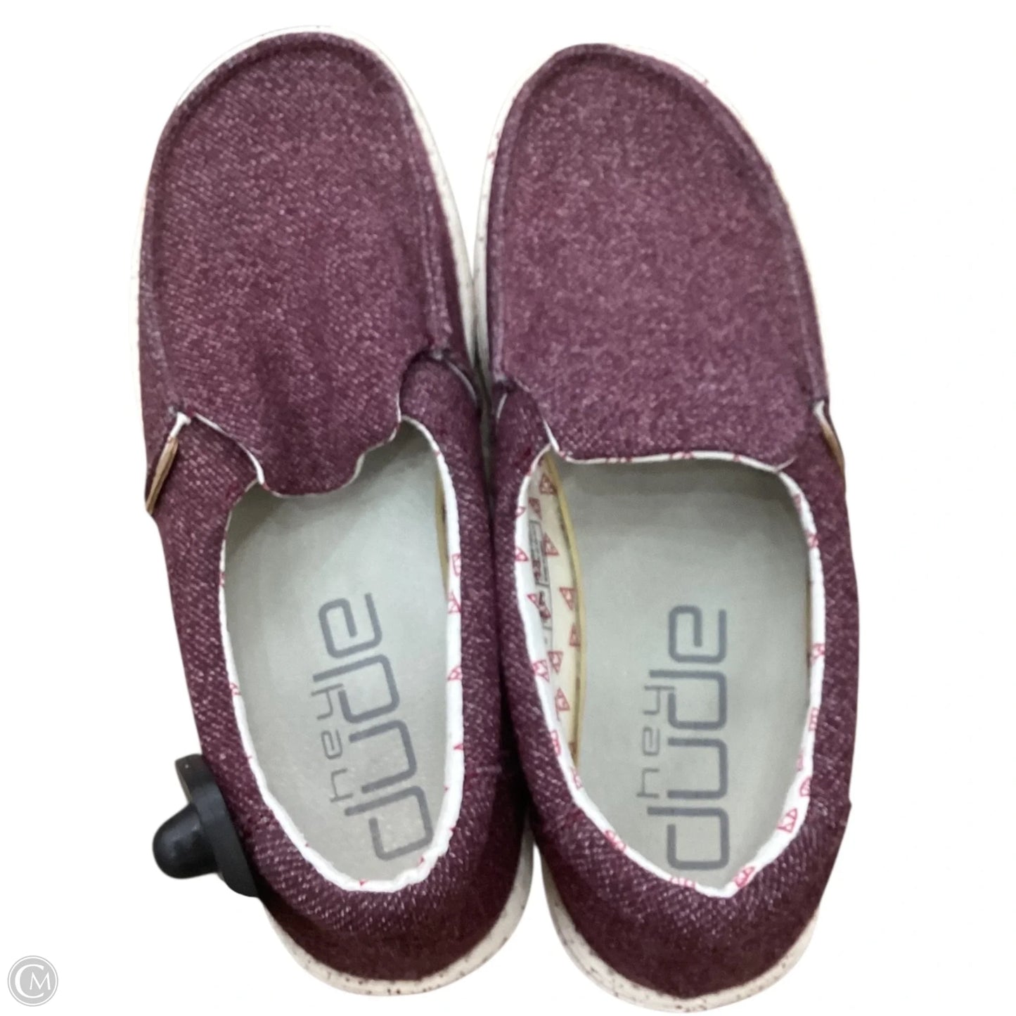 Shoes Athletic By Hey Dude In Purple, Size: 8