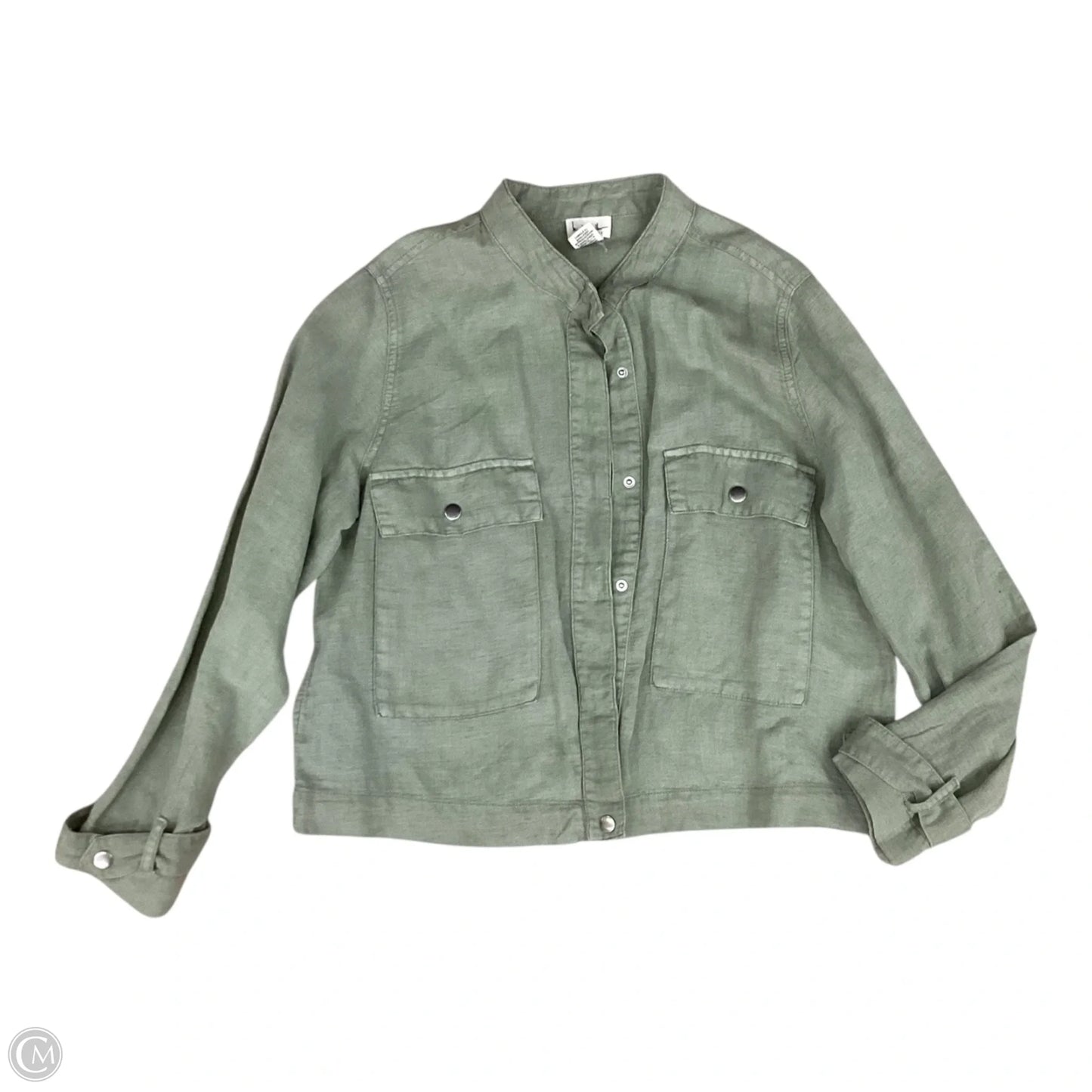 Jacket Other By Nicole By Nicole Miller In Green, Size: L