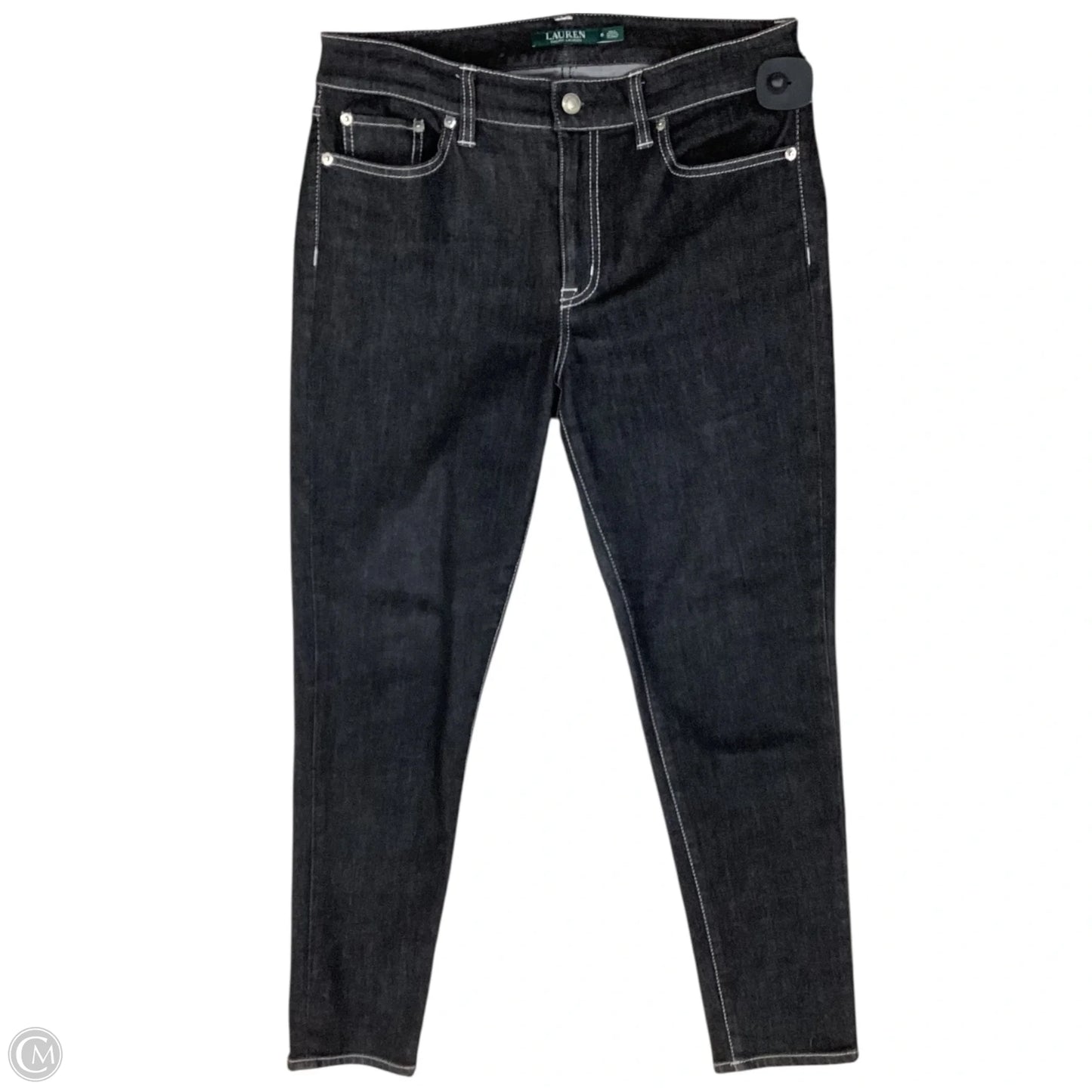 Jeans Skinny By Lauren By Ralph Lauren In Grey, Size: 8