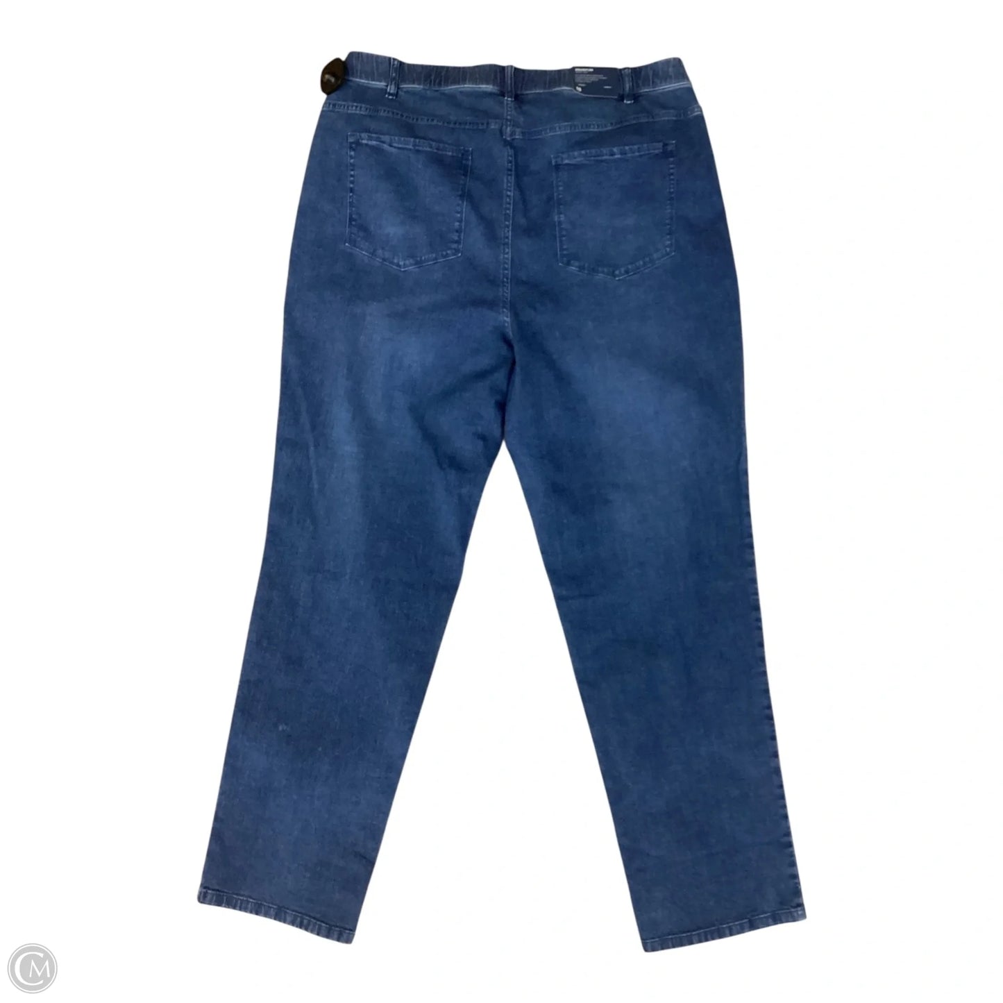 Jeans Straight By J. Jill In Blue Denim, Size: 18