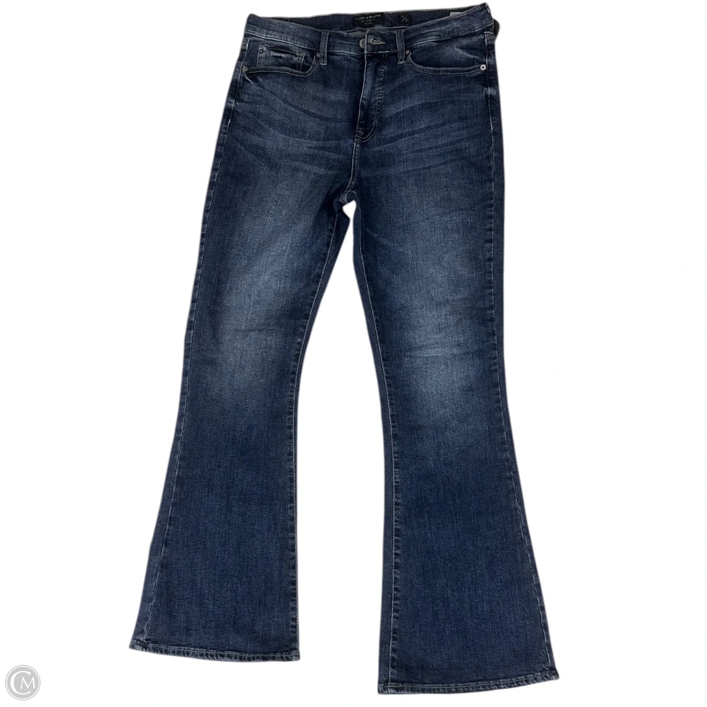 Jeans Boot Cut By Lucky Brand In Blue Denim, Size: 12