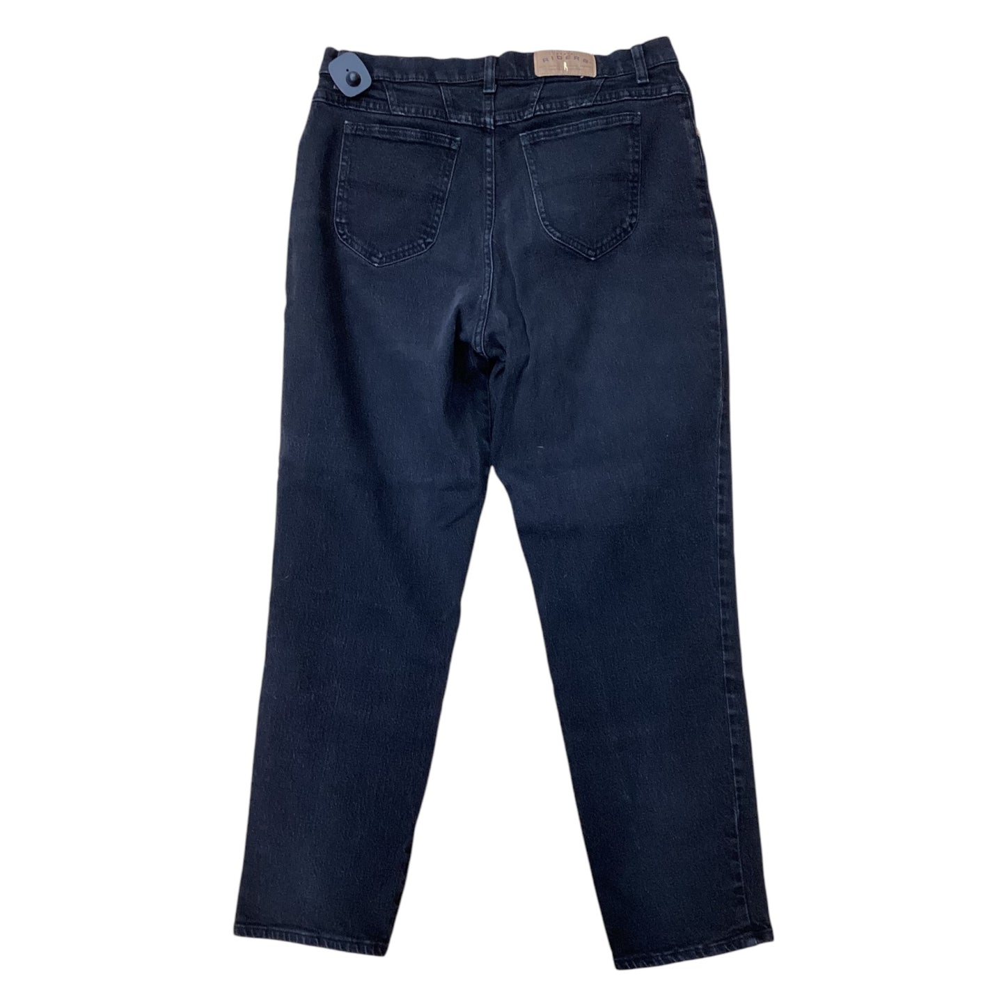 Jeans Straight By Riders In Black, Size: 16