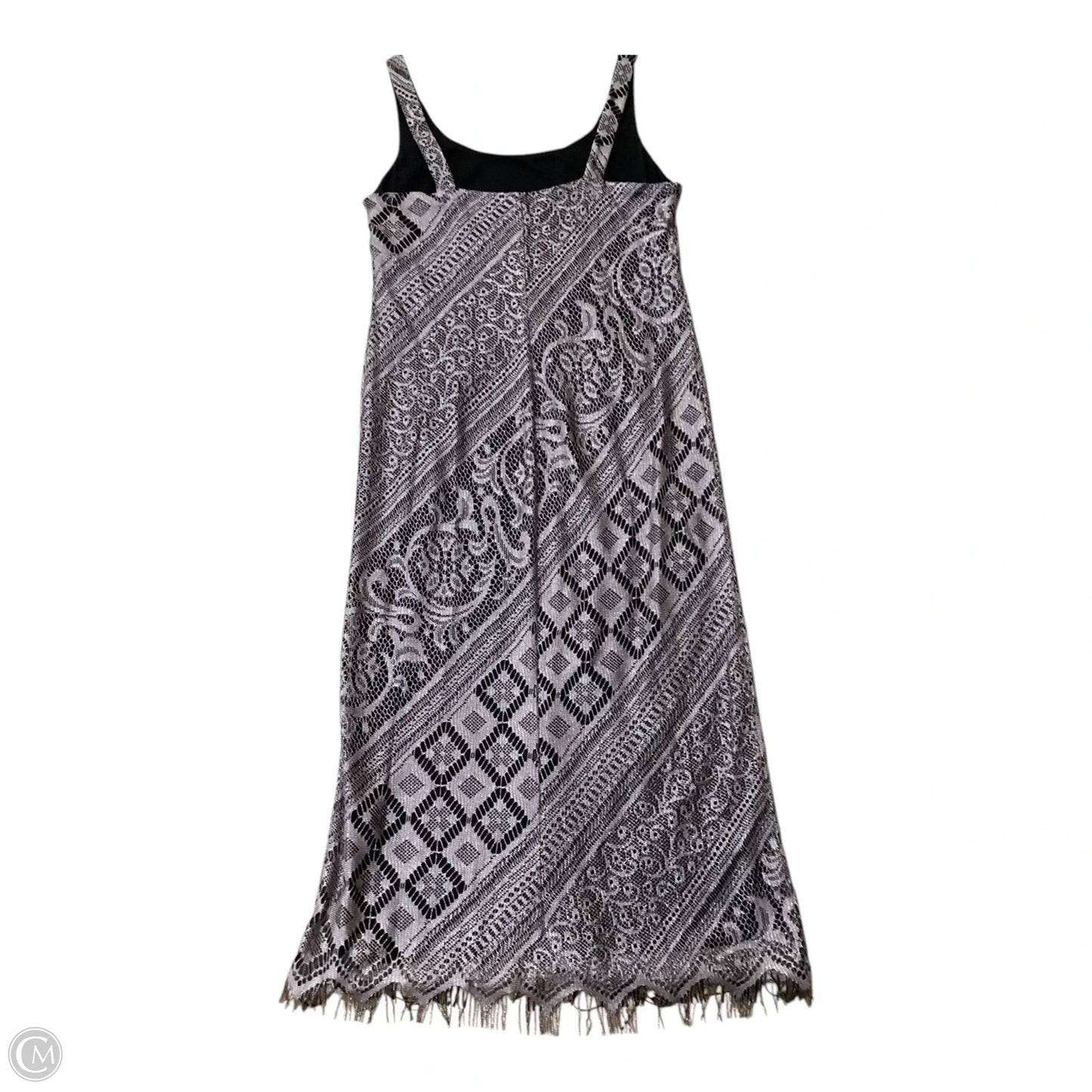 Dress Party Long By Sl Fashions In Silver, Size: Xl