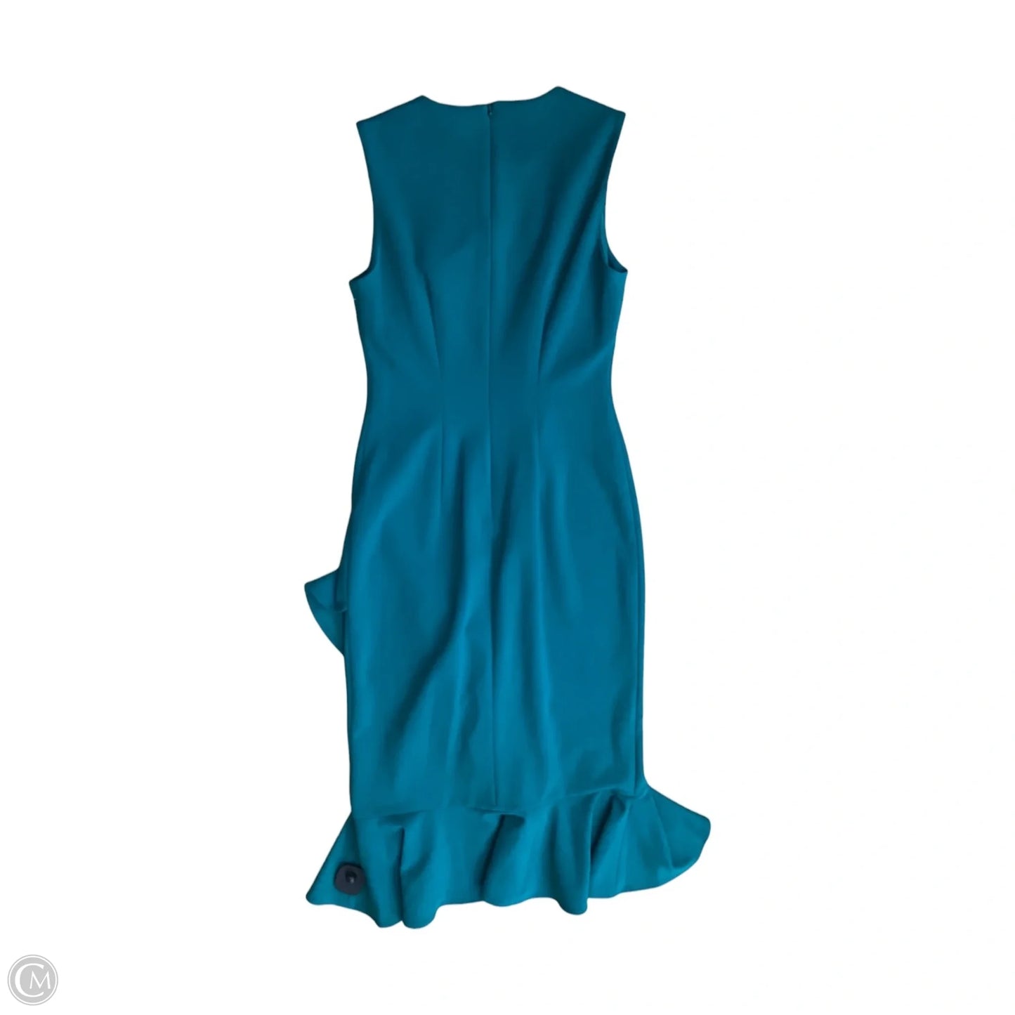 Dress Party Long By Calvin Klein In Teal, Size: Xs