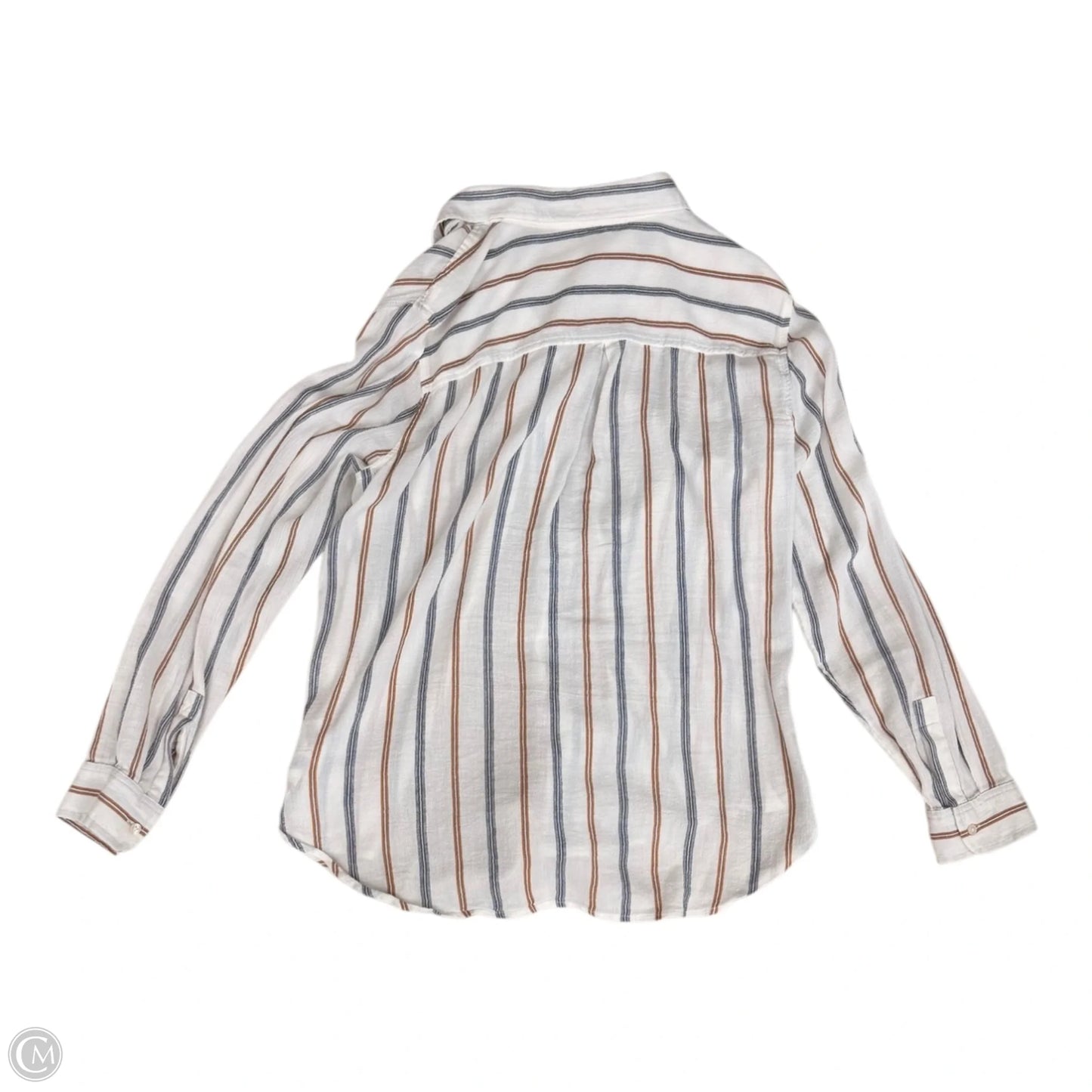 Top Long Sleeve By Lucky Brand In Striped Pattern, Size: L