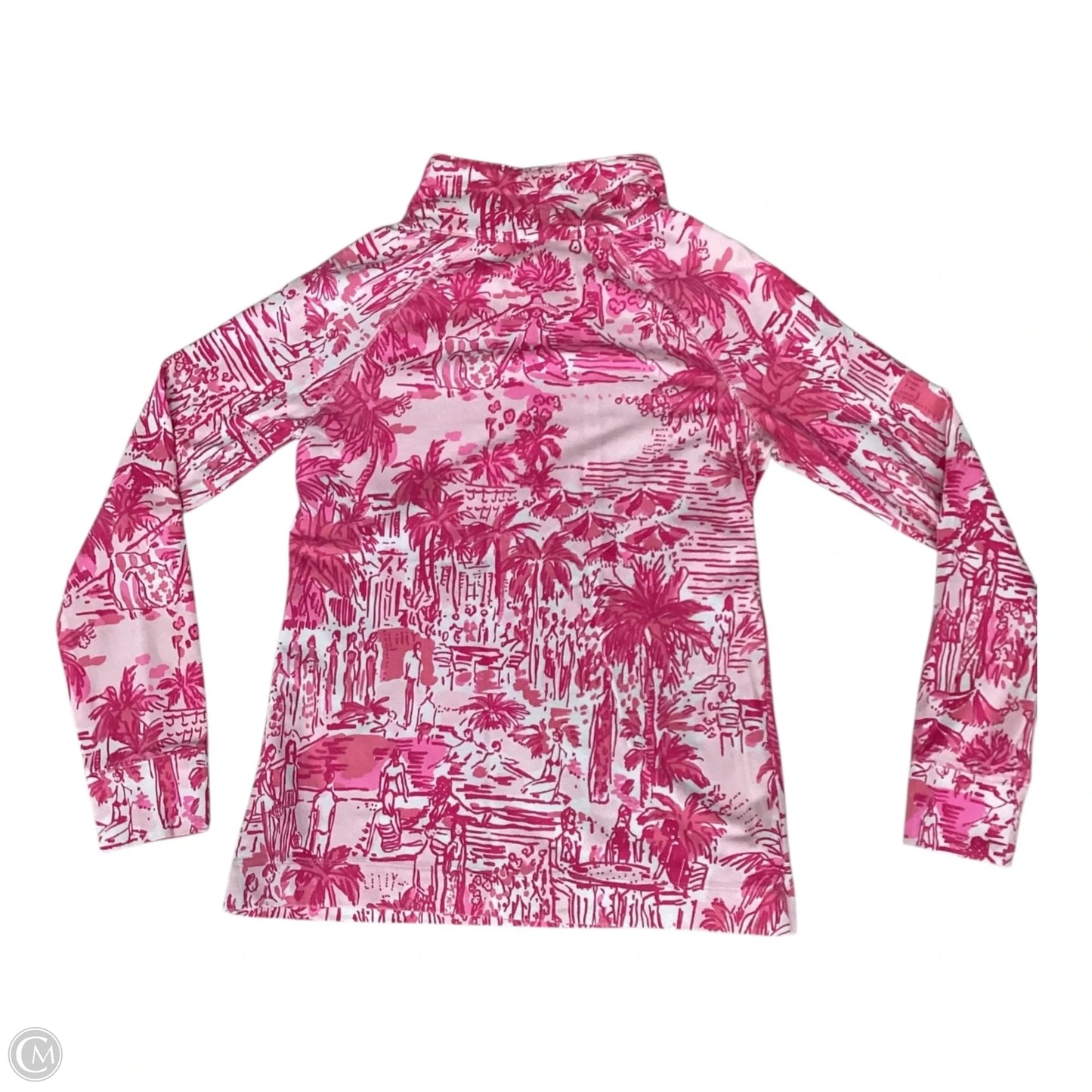 Top Long Sleeve Designer By Lilly Pulitzer In Pink, Size: Xs