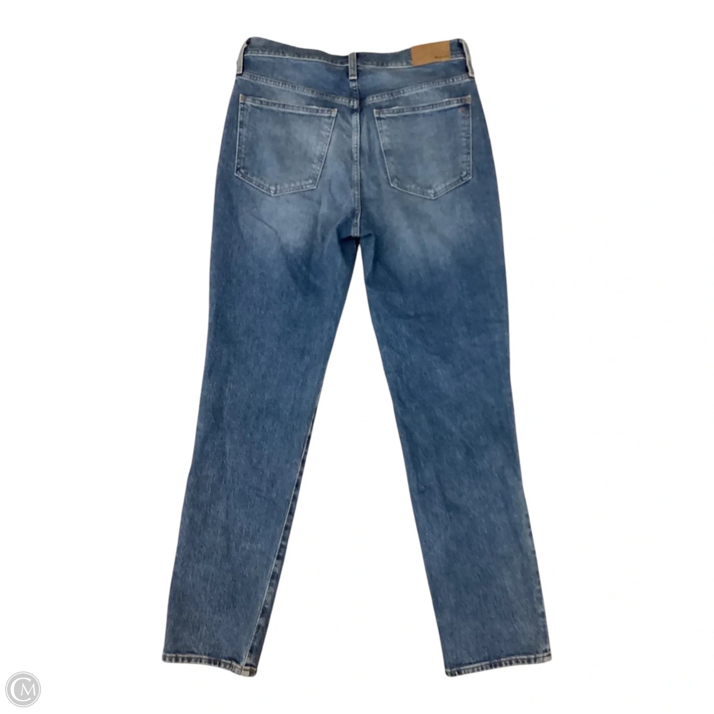 Jeans Straight By Madewell In Blue Denim, Size: 4