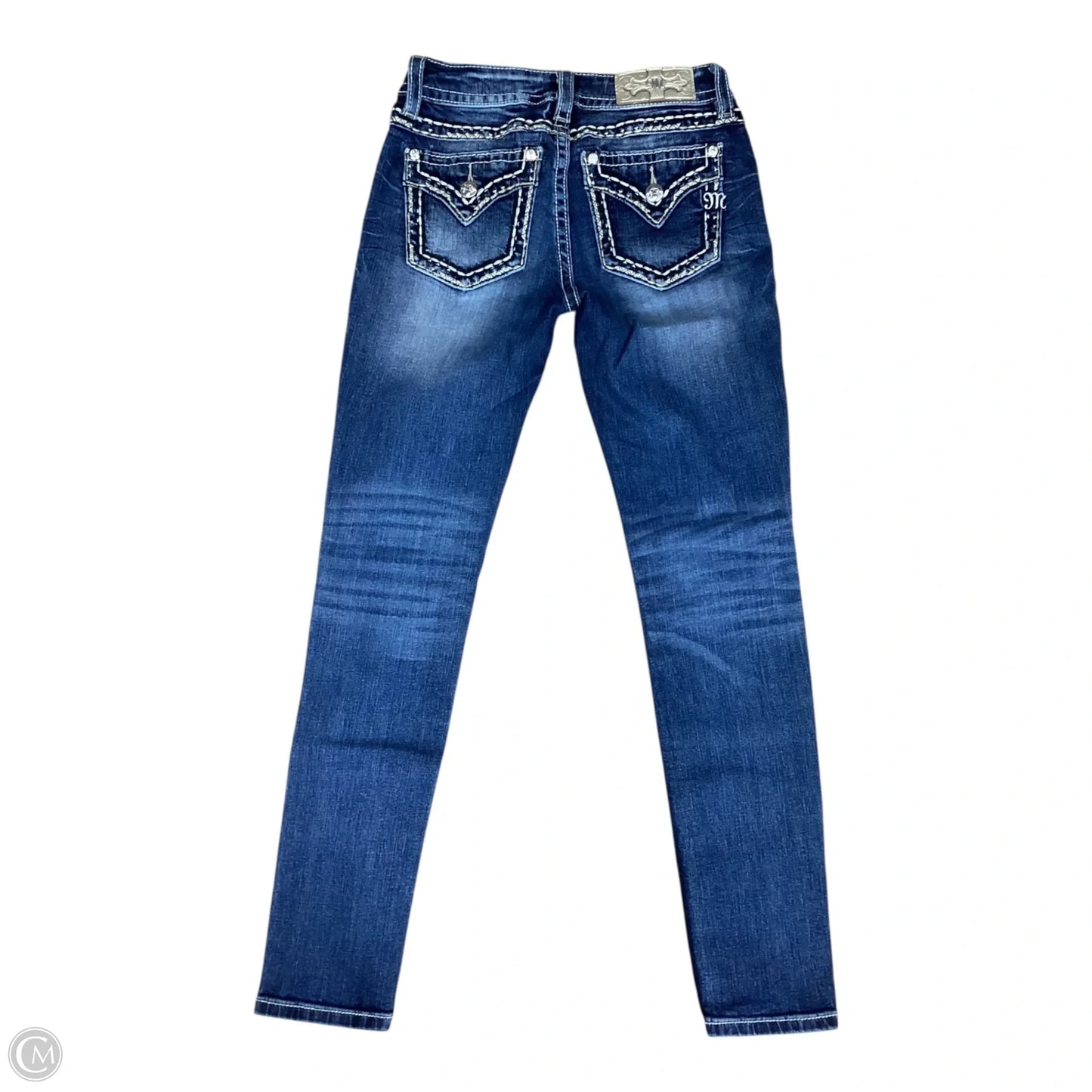 Jeans Skinny By Miss Me In Blue Denim, Size: 2