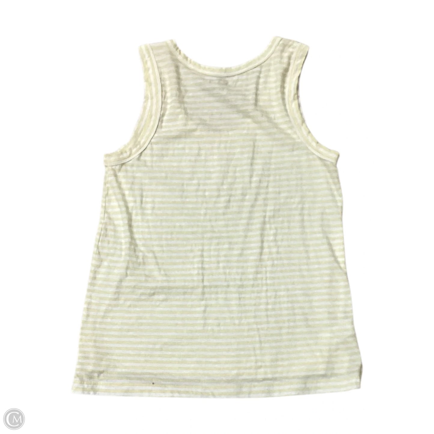Top Sleeveless By Loft In Yellow, Size: Xs