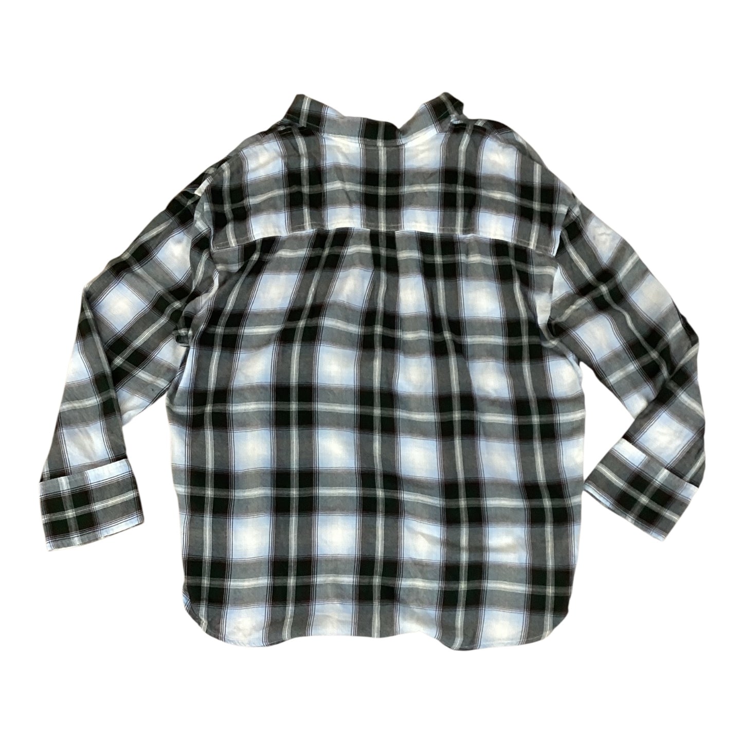 Top Ls By Madewell In Plaid Pattern, Size:Xxl