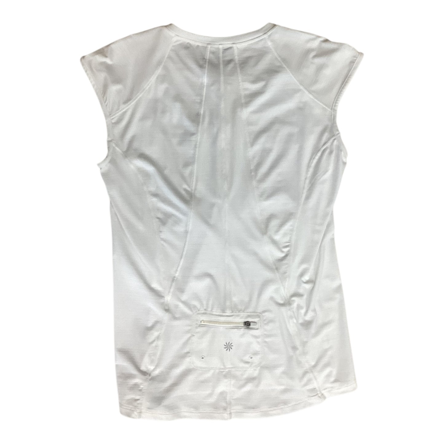 Athletic Top Ss By Athleta In White, Size:L
