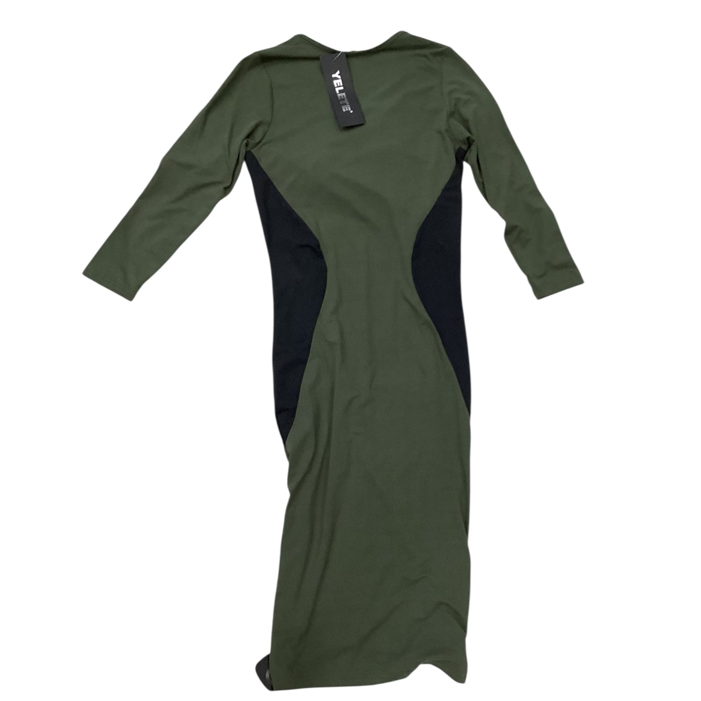 Dress Casual Midi By Yelete In Green, Size:S