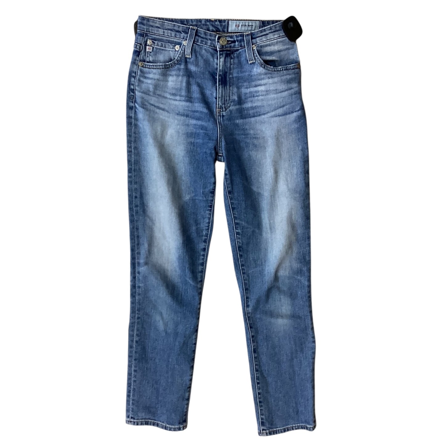 Jeans Straight By Ag Jeans In Blue, Size:4