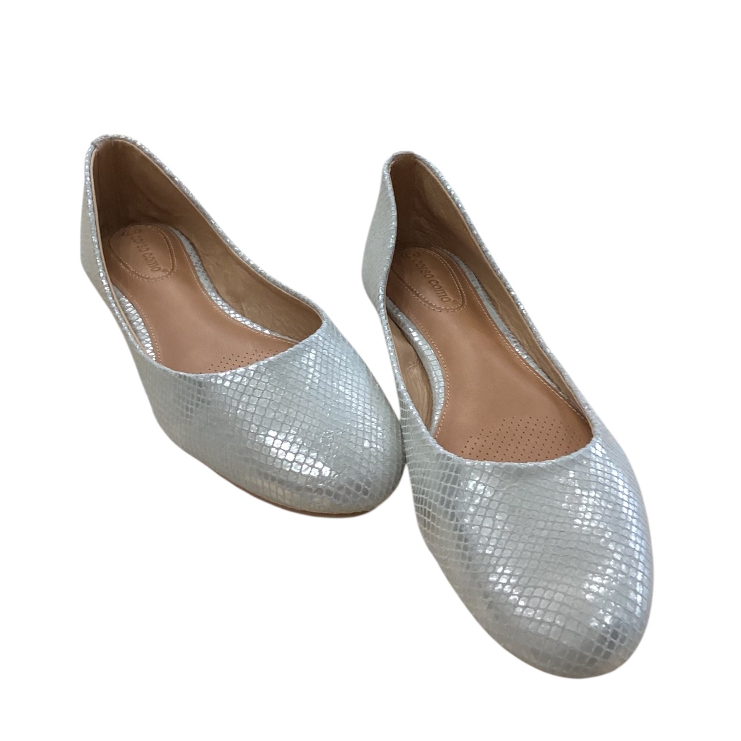 Shoes Flats By Corso Como In Silver, Size:8
