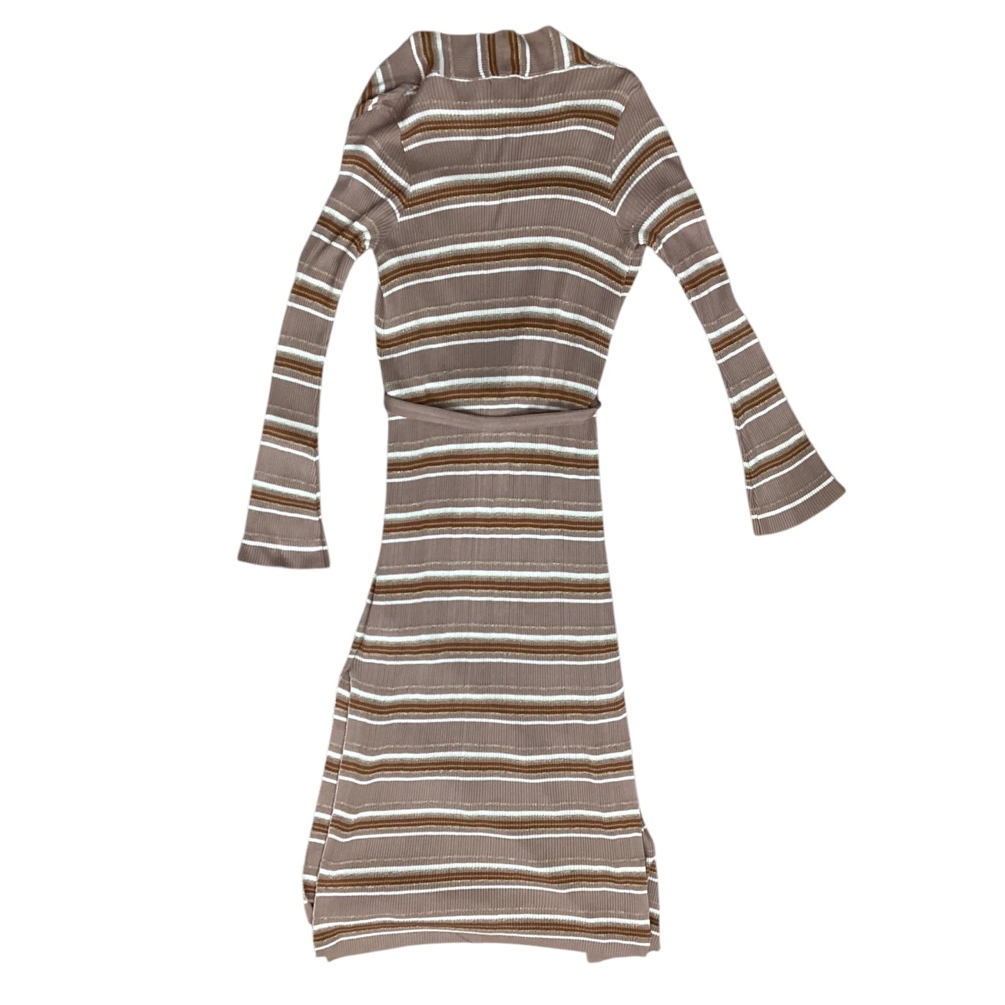 Sweater Cardigan By Black Tape In Striped Pattern, Size:Xs