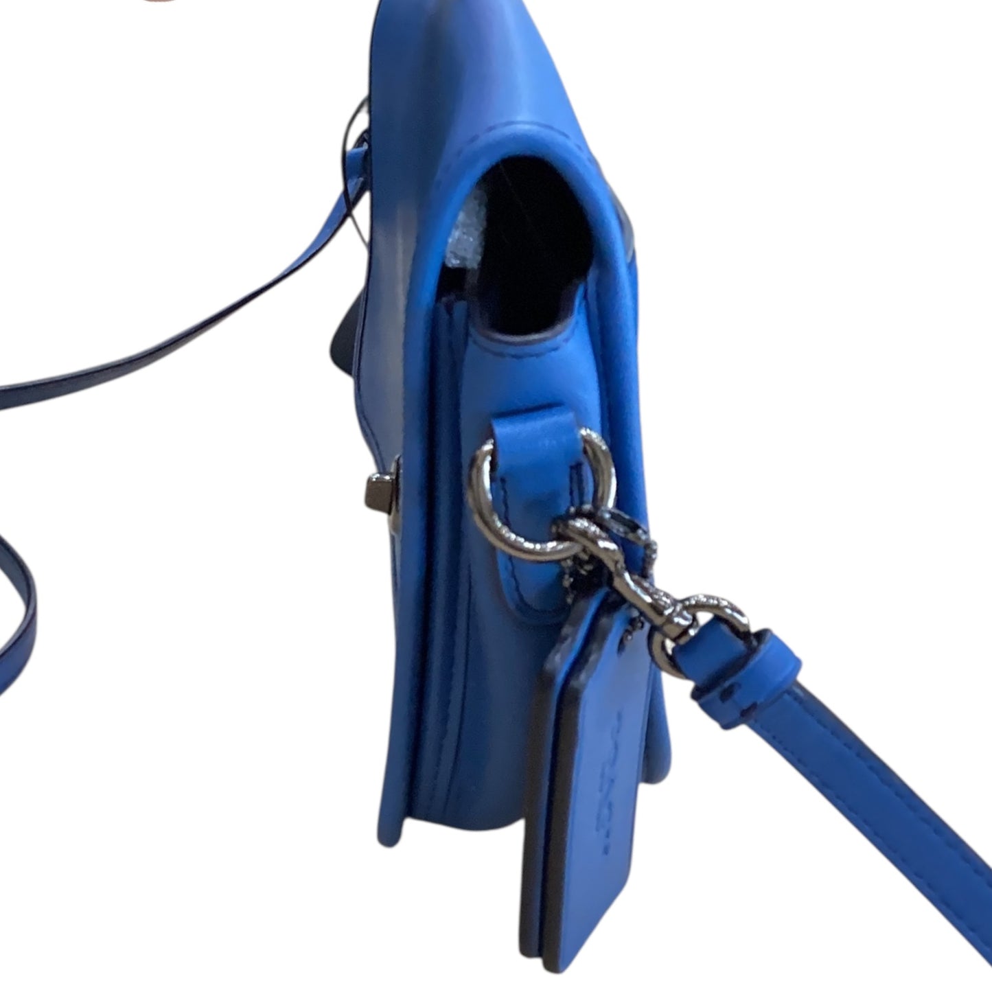 Crossbody Designer By Coach In Blue, Size:Small