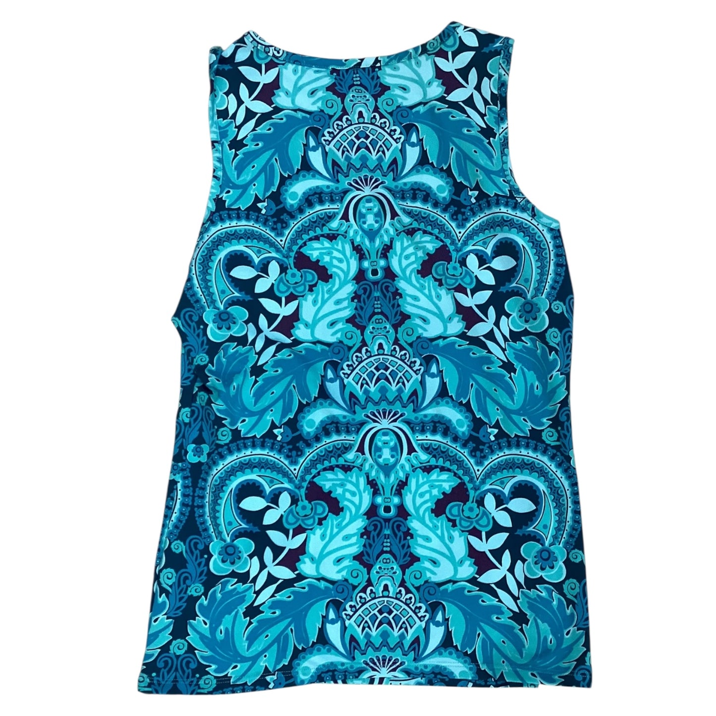 Athletic Tank Top By Athleta In Blue & Green, Size:S