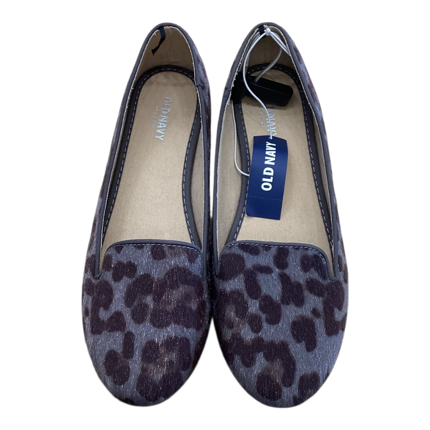 Shoes Flats By Old Navy In Leopard Print, Size:8