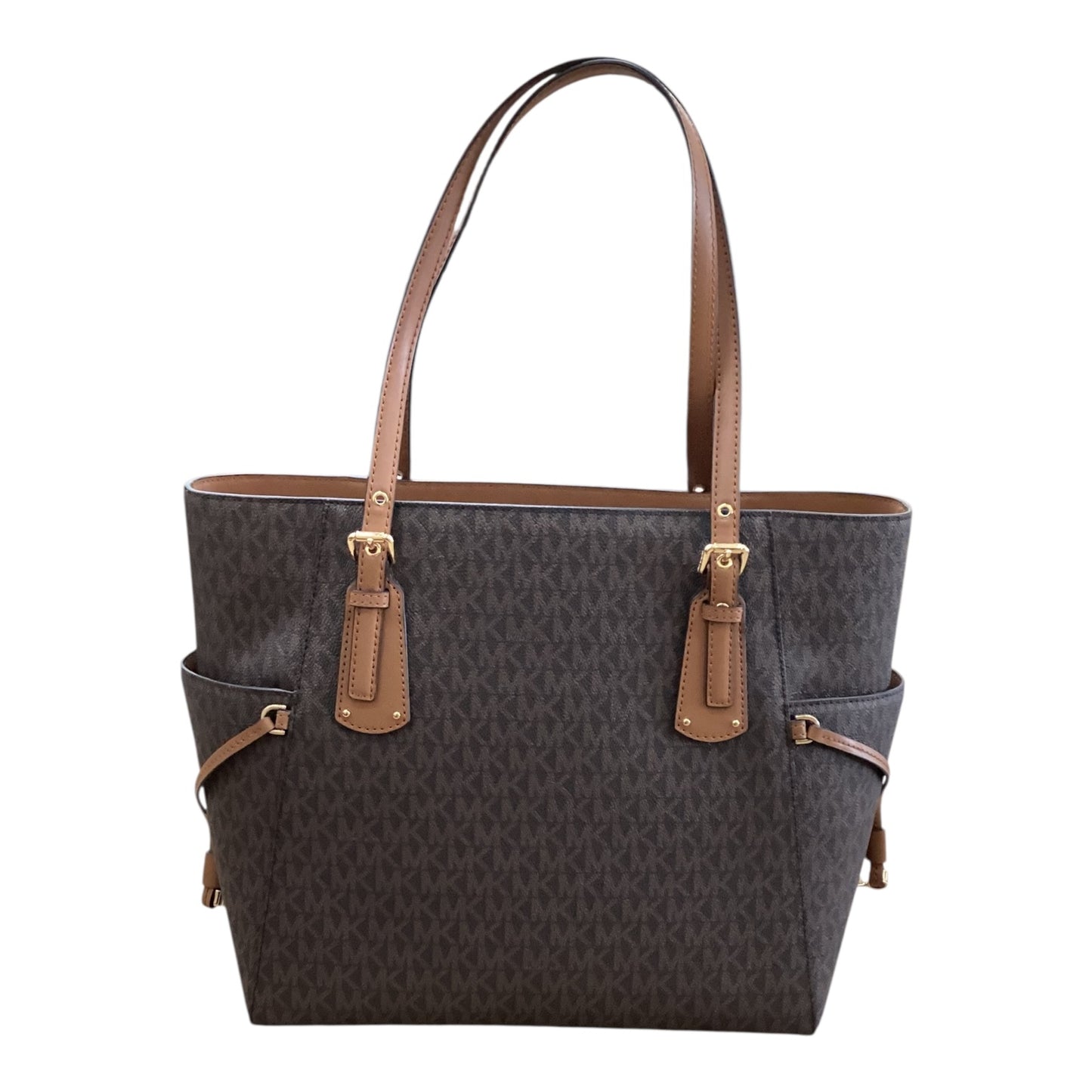 Handbag Designer By Michael Kors In Brown, Size:Large