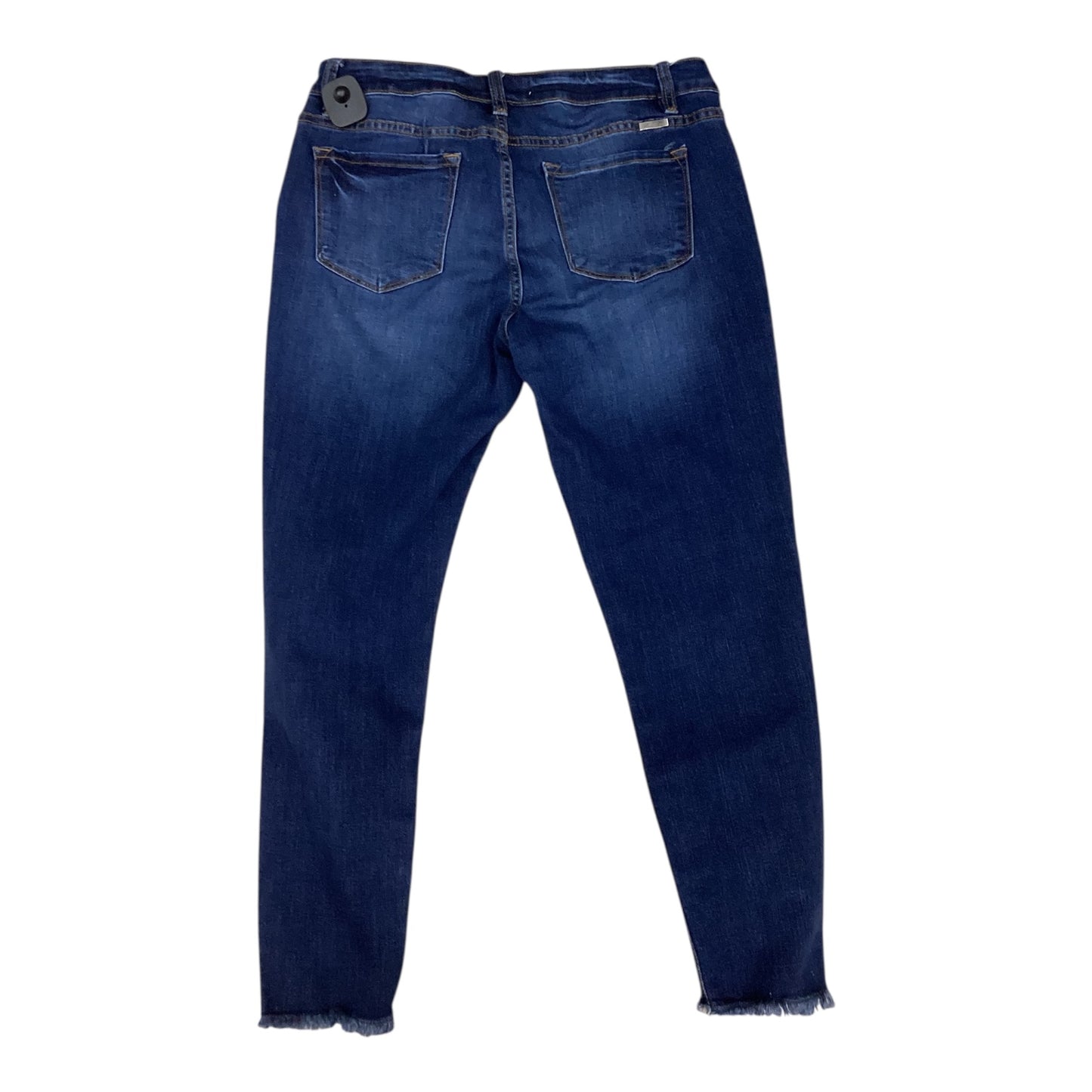 Jeans Straight By Kancan In Blue Denim, Size:12
