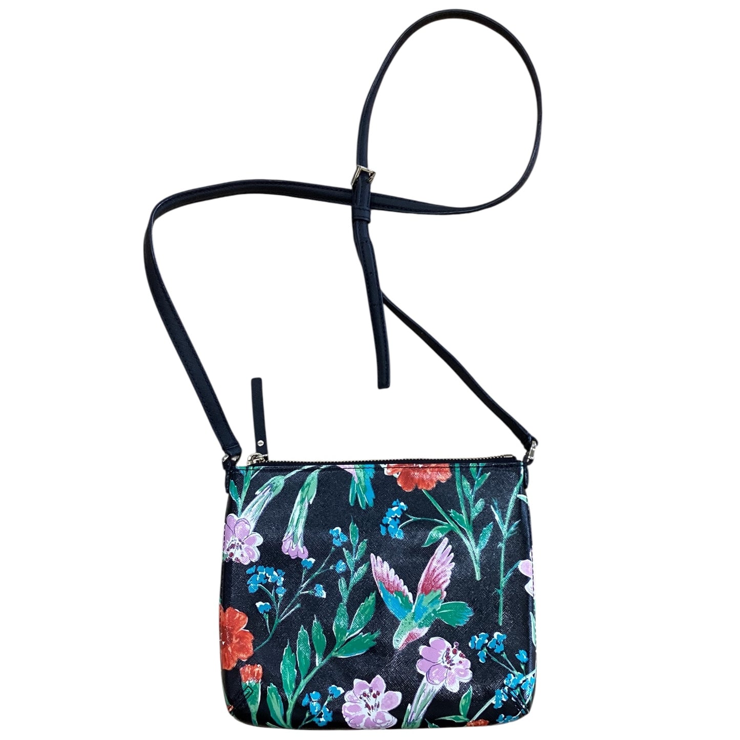 Crossbody Designer By Kate Spade In Floral Print, Size:Small