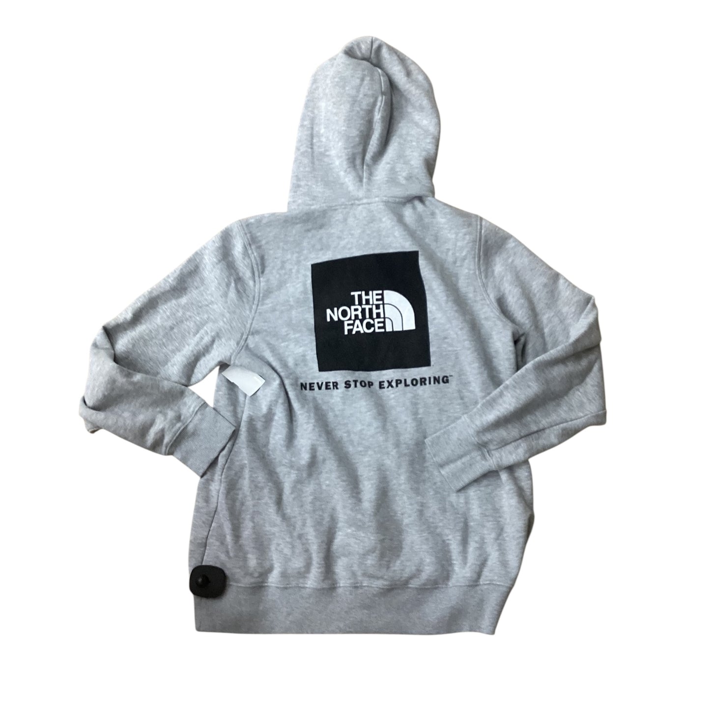 Athletic Sweatshirt Hoodie By The North Face In Grey, Size:M