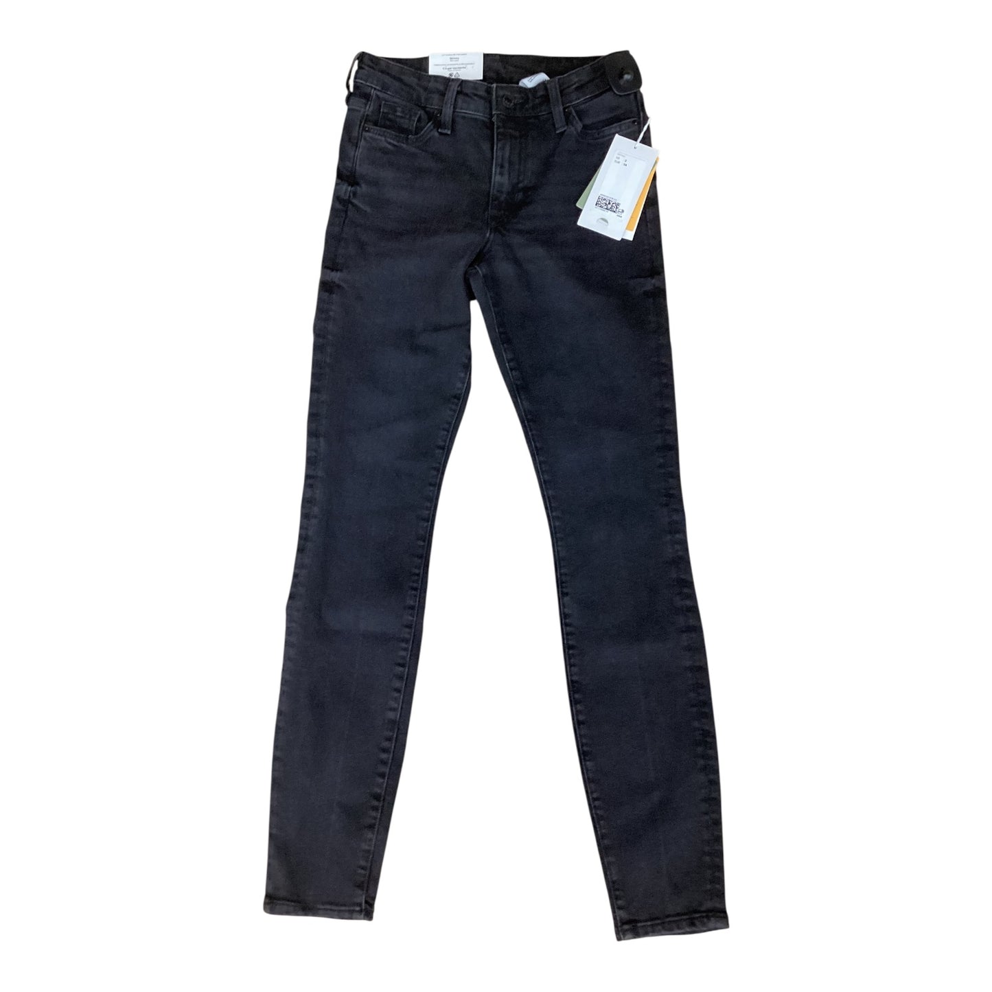 Jeans Skinny By H&M In Black, Size:2