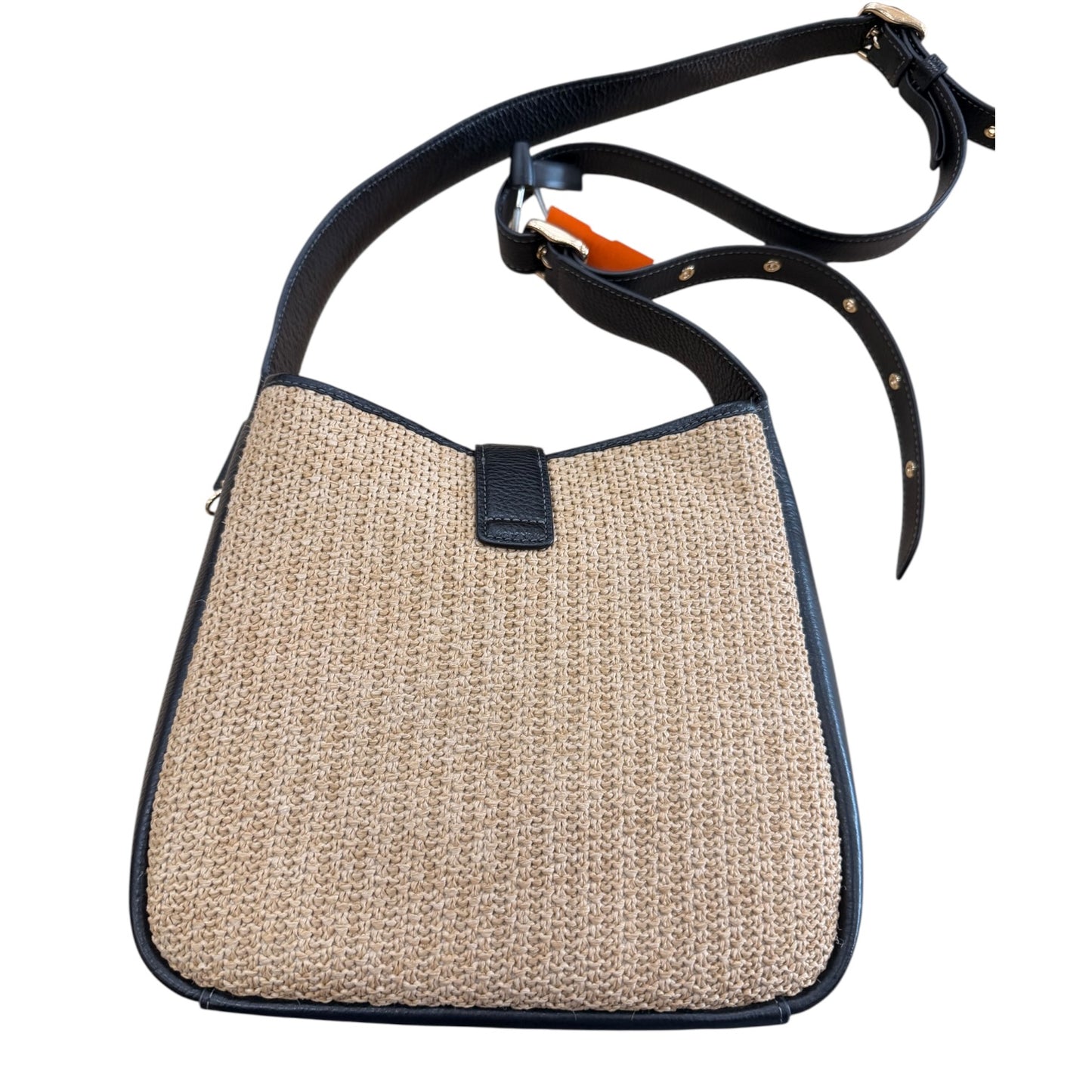 Crossbody Designer By Coach In Black & Tan, Size:Medium