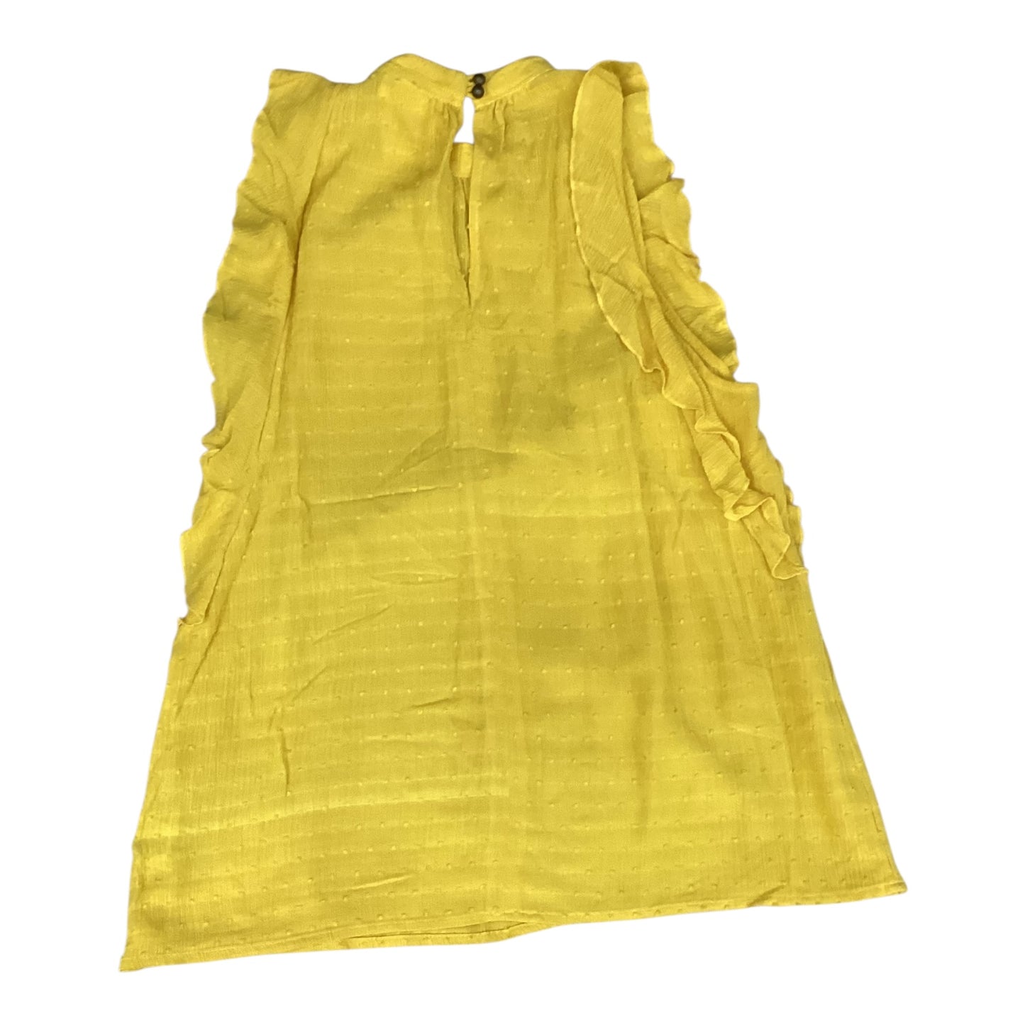 Blouse Sleeveless By Maeve In Yellow, Size:Xs