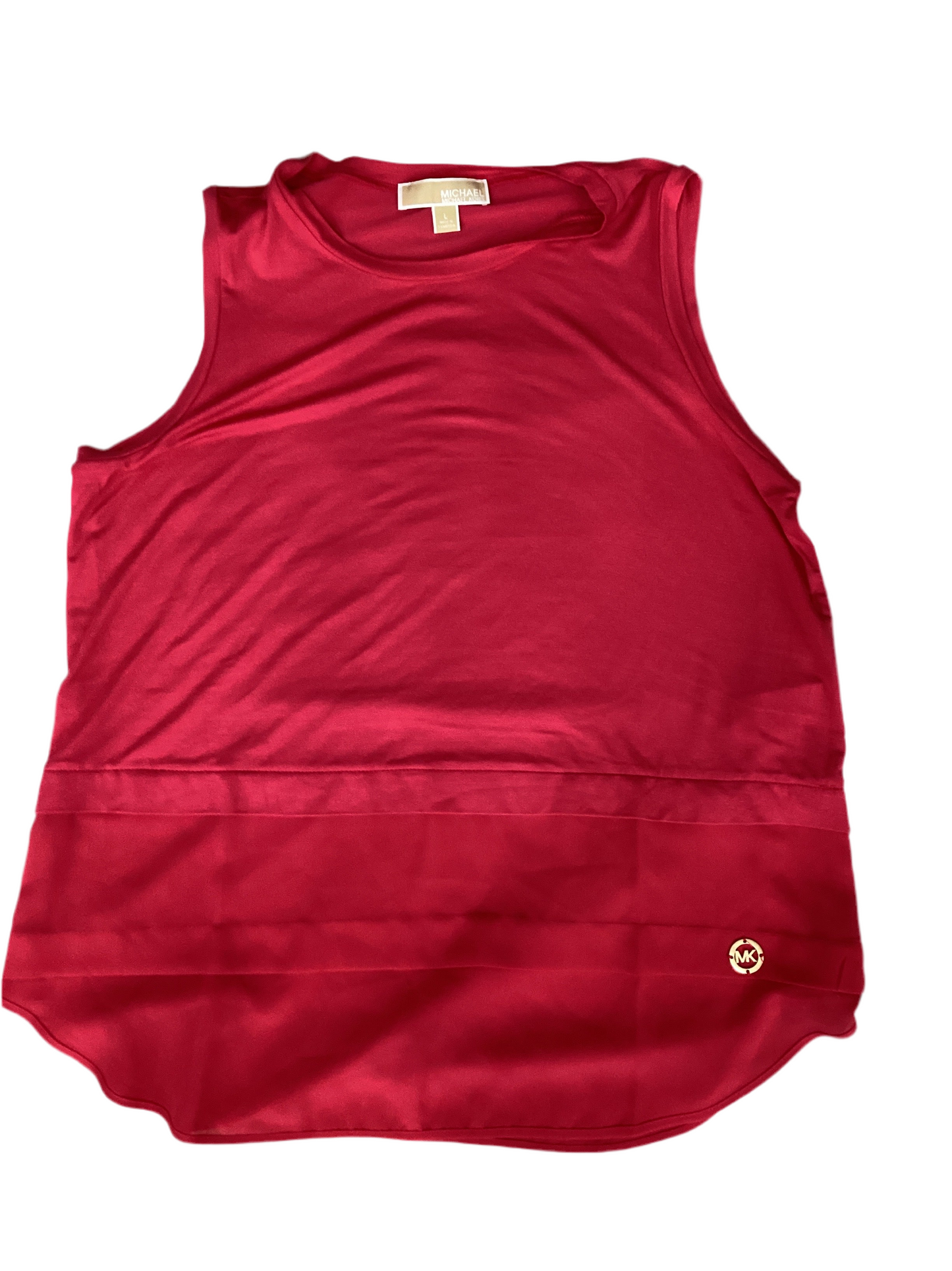 Top Sleeveless By Michael By Michael Kors In Pink, Size:L
