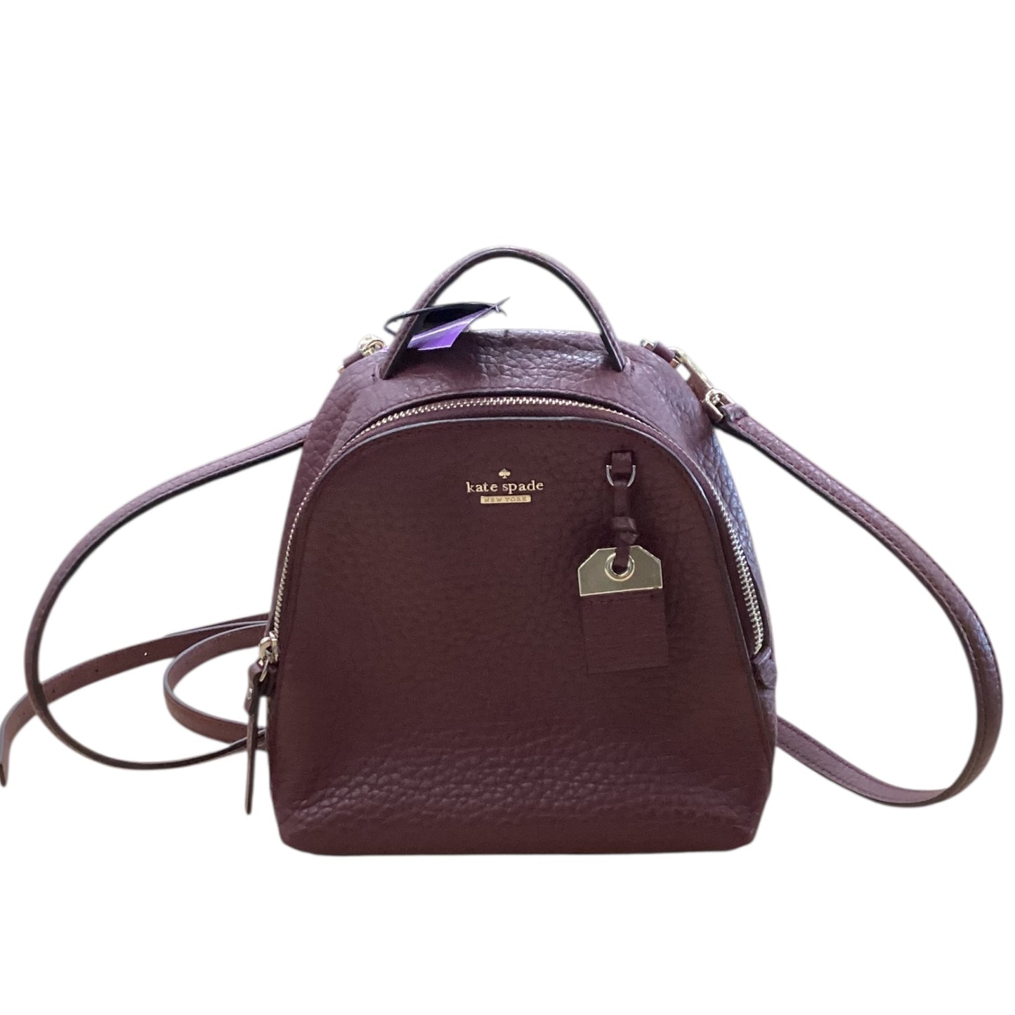 Backpack Designer By Kate Spade In Purple, Size:Small