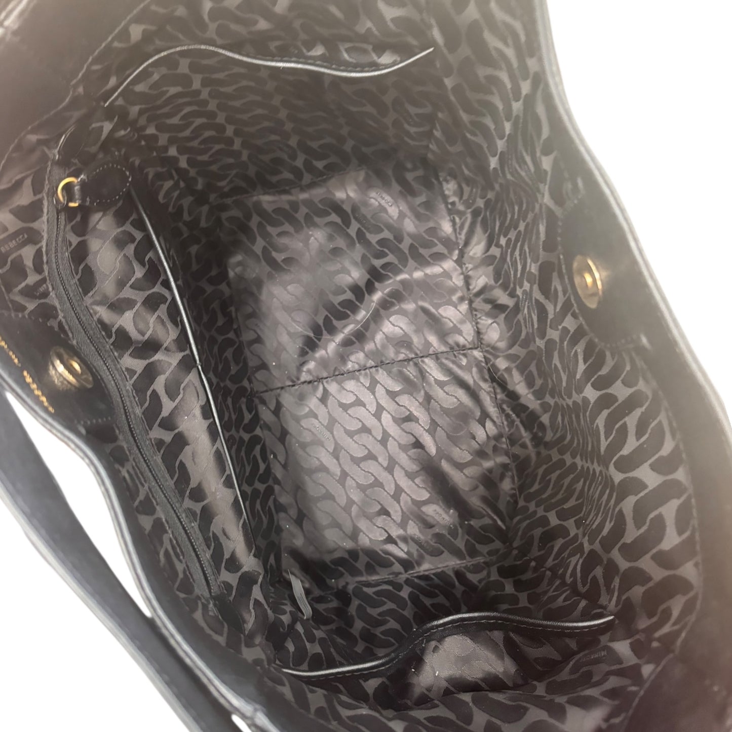 Handbag Designer By Rebecca Minkoff In Black, Size:Medium