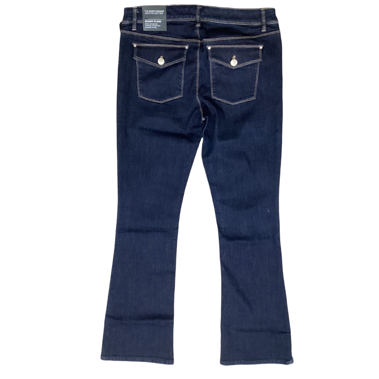 Jeans Flared By White House Black Market In Blue Denim, Size:10