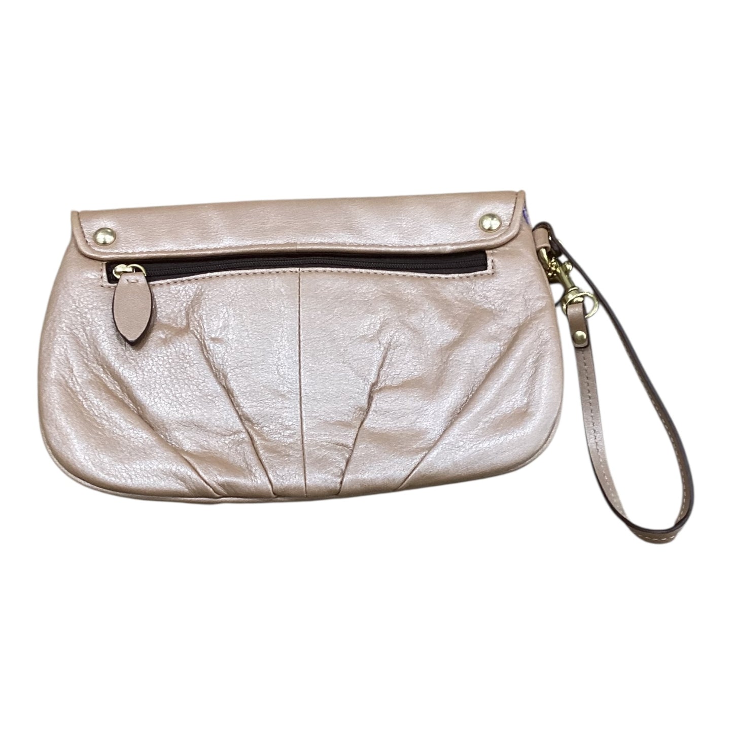 Wristlet Designer By Coach In Bronze, Size:Medium