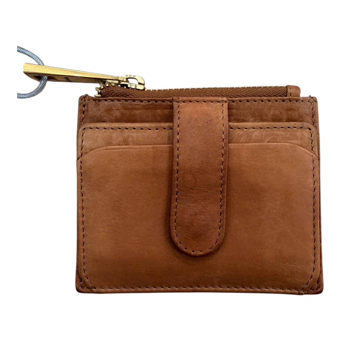 Wallet Leather By Margot In Brown, Size:Small